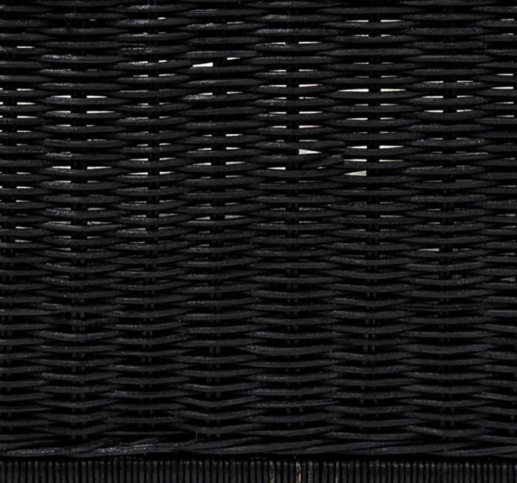Tov Poppy Black Rattan Small Pet Bed - Image 6