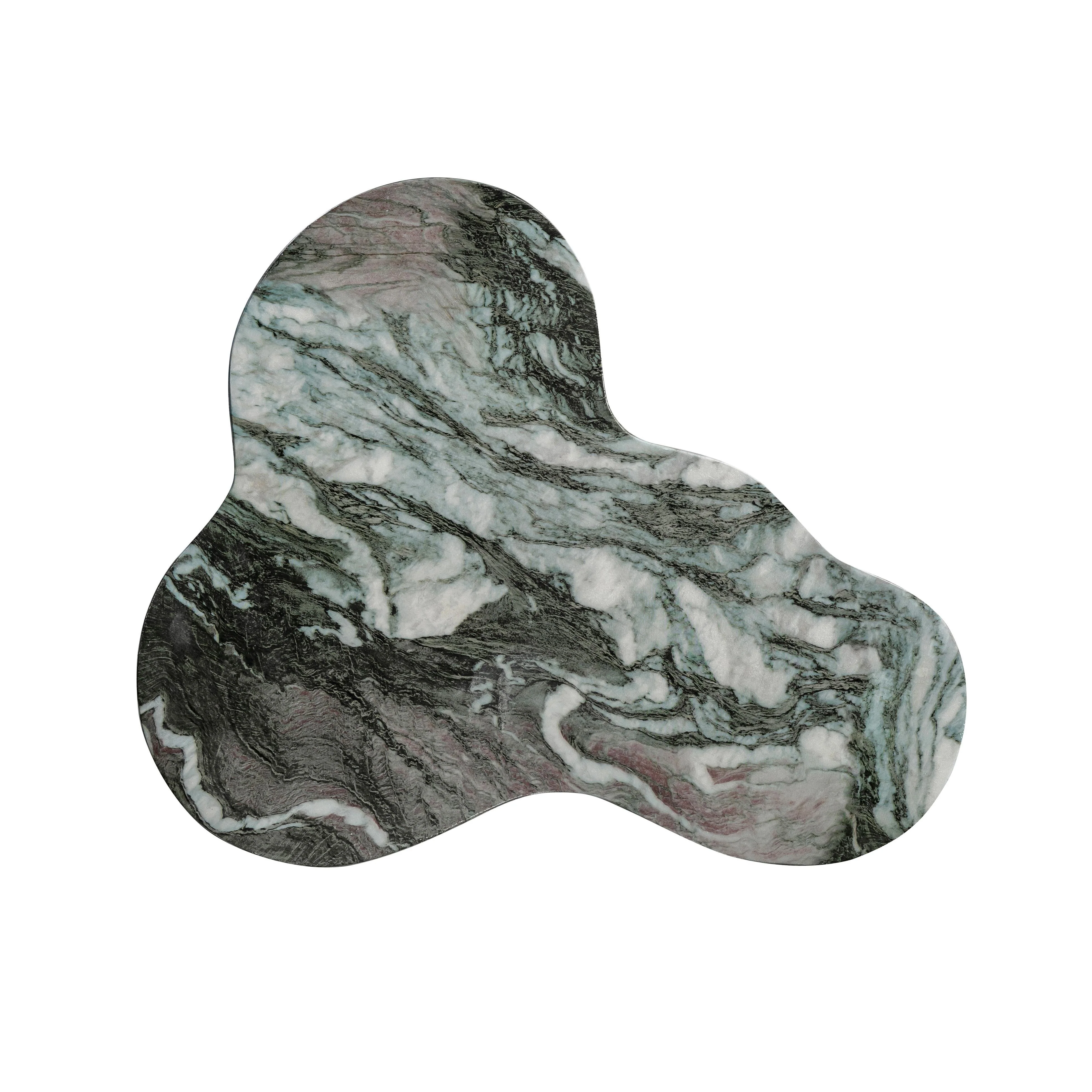 Tov Slab Grey/Blush Faux Marble Tall Side Table - Image 6