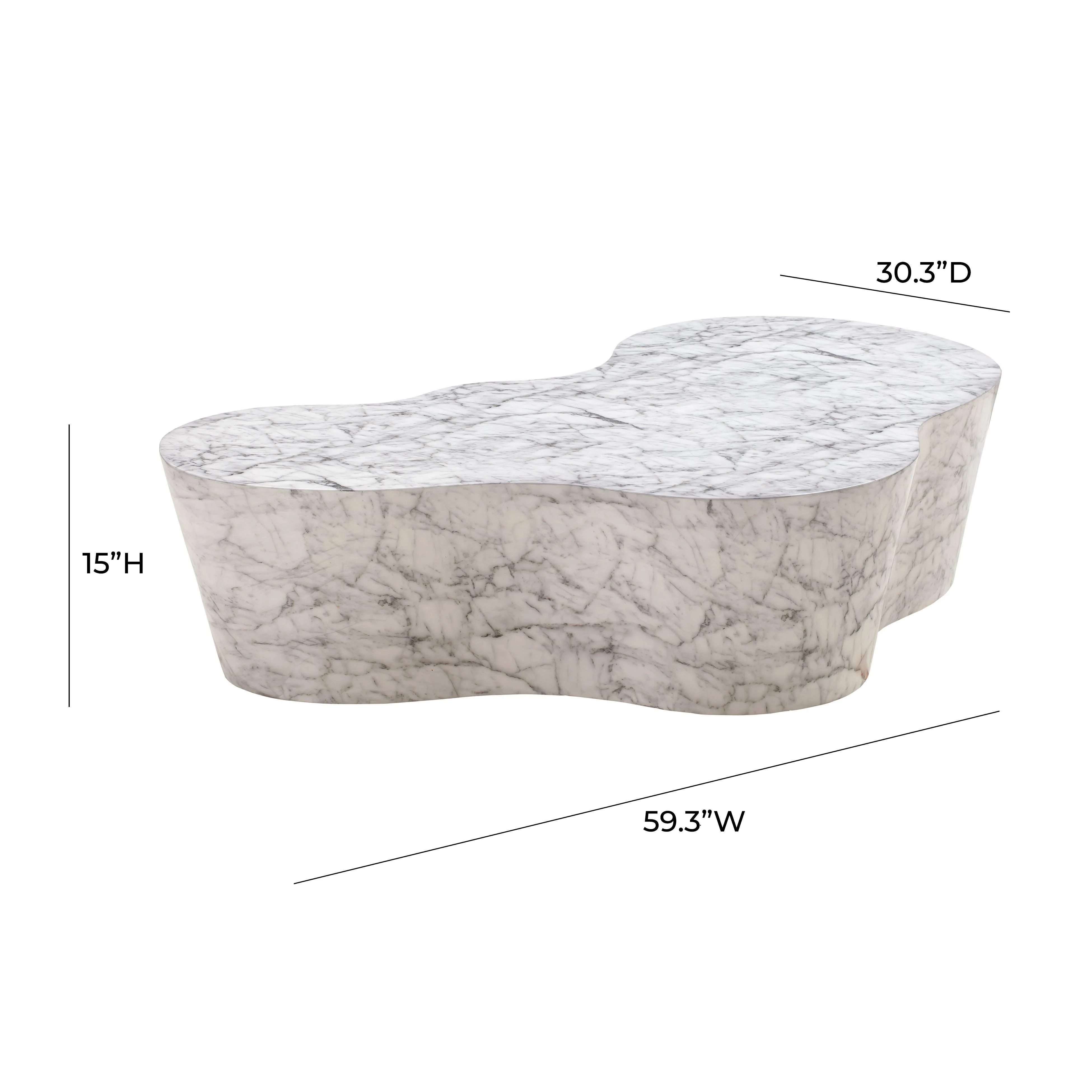 Tov Slab Marble Coffee Table - Image 6