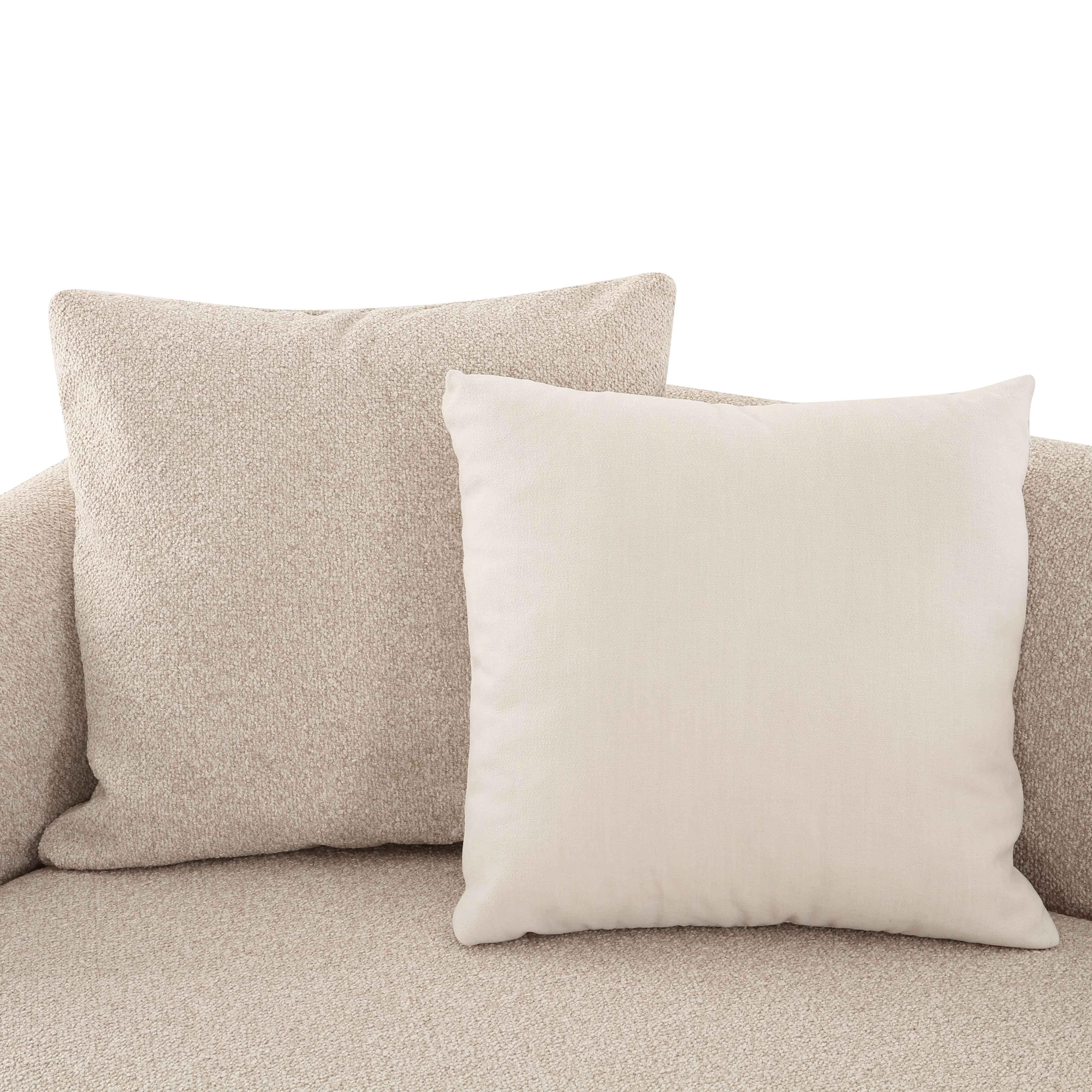 Tov Sylvie 4-Piece Cream Performance Boucle Sectional - Image 4