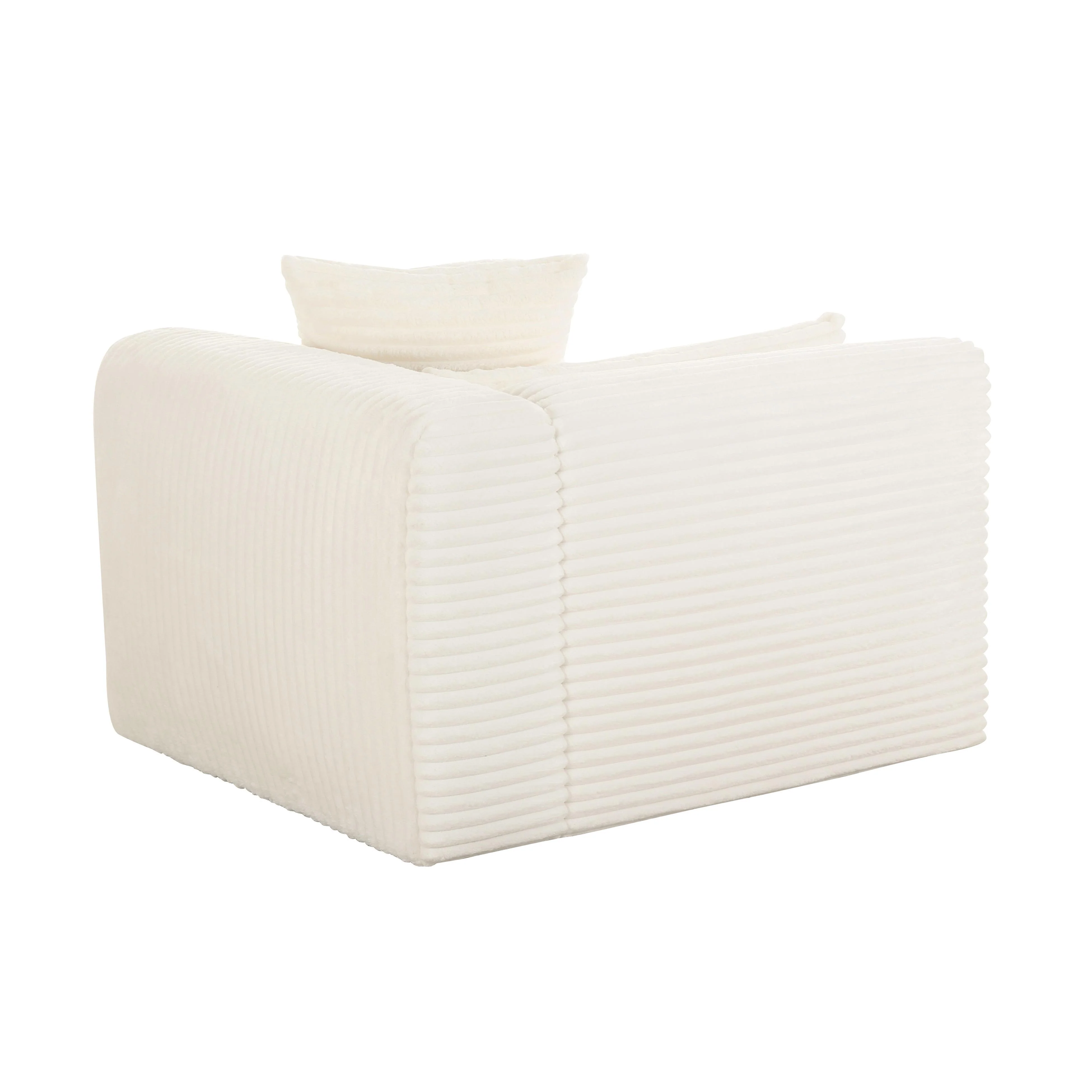 Tov Tarra Fluffy Oversized Performance Corduroy Modular Corner Chair - Image 5
