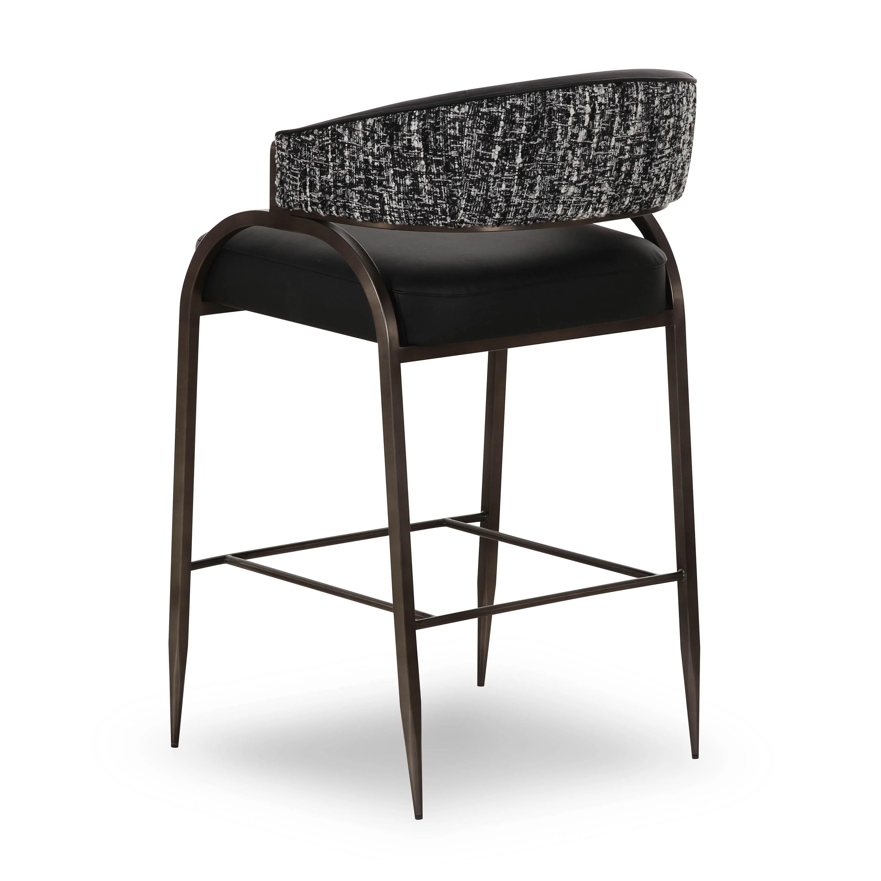 Tov Tatum 2-Tone Performance Vegan Leather Counter Stool - Image 3