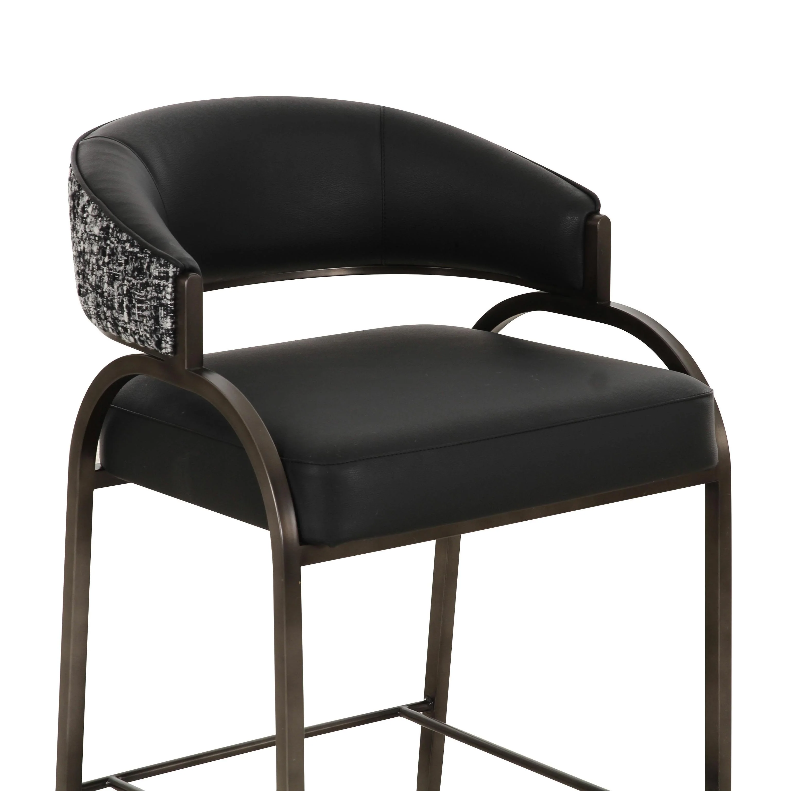 Tov Tatum 2-Tone Performance Vegan Leather Counter Stool - Image 7