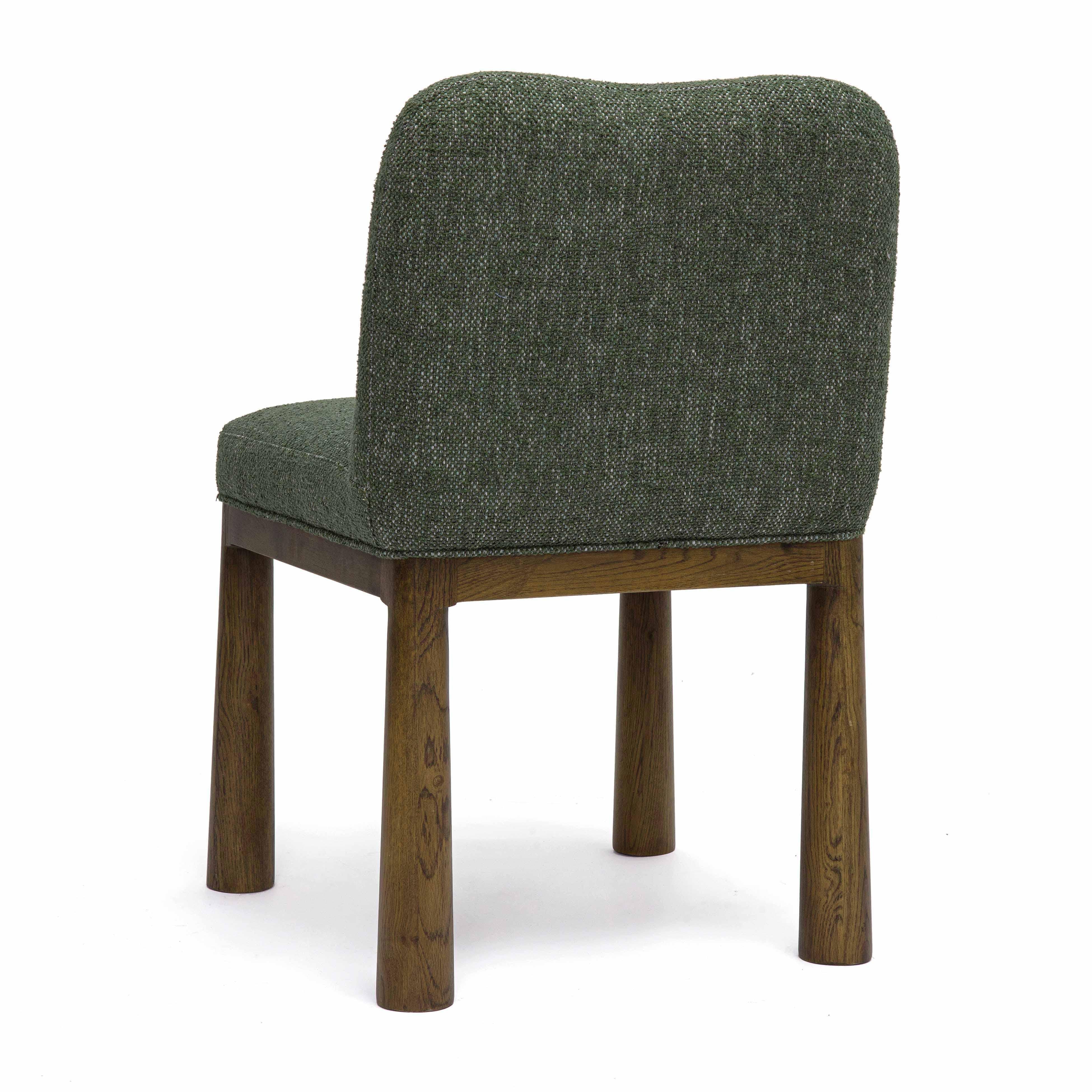 Tov Tiara Performance Basketweave Fabric Dining Chair - Image 3