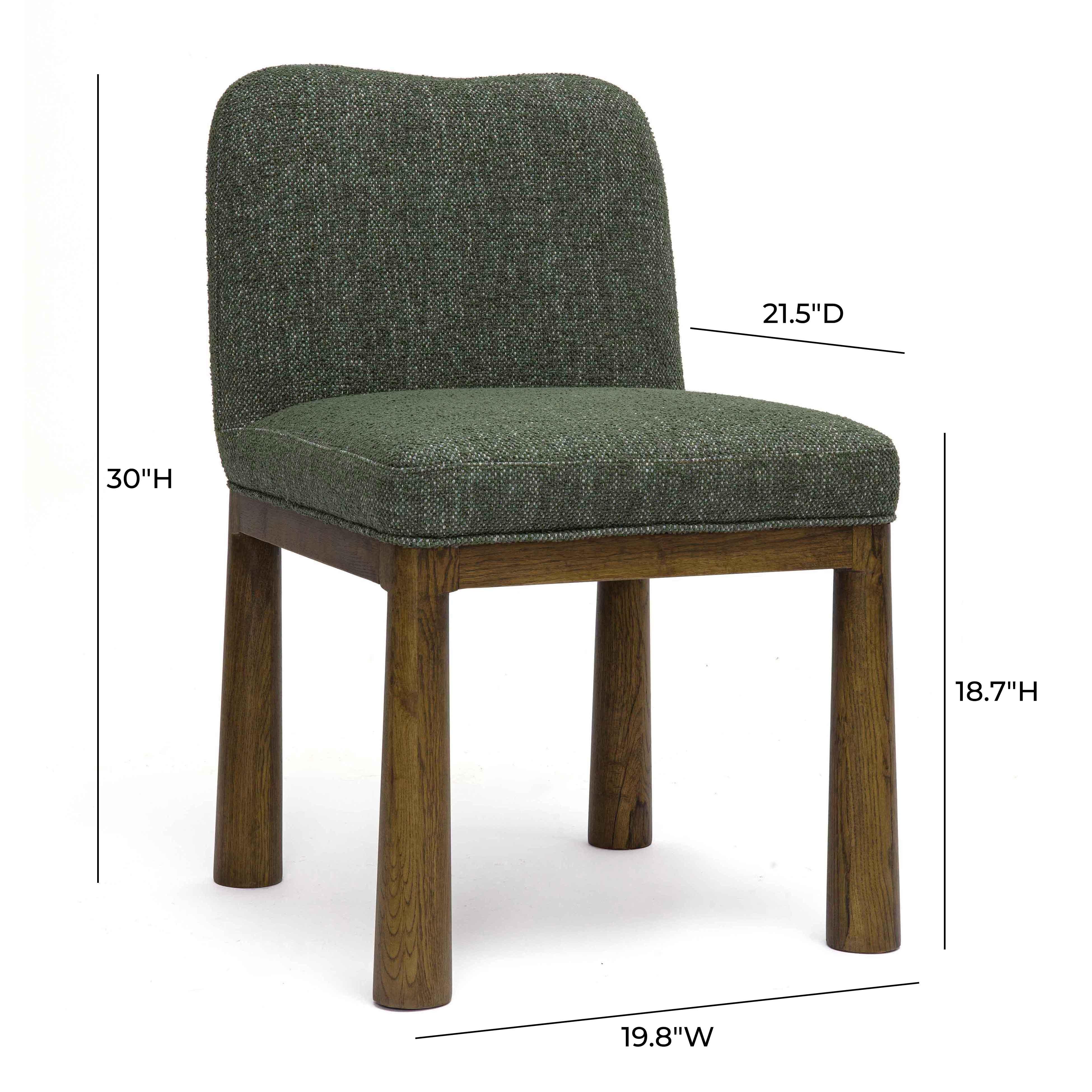 Tov Tiara Performance Basketweave Fabric Dining Chair - Image 4