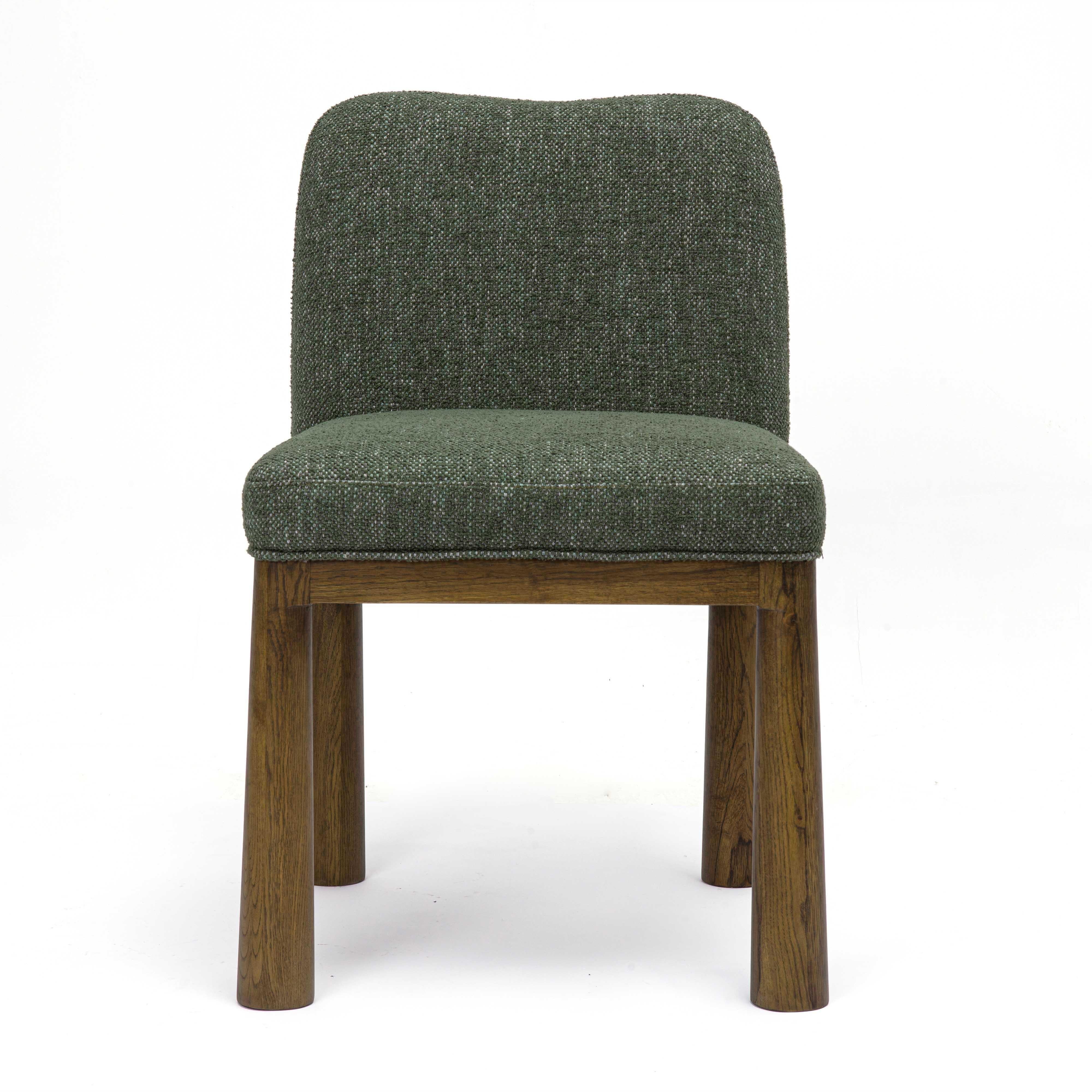 Tov Tiara Performance Basketweave Fabric Dining Chair - Image 5
