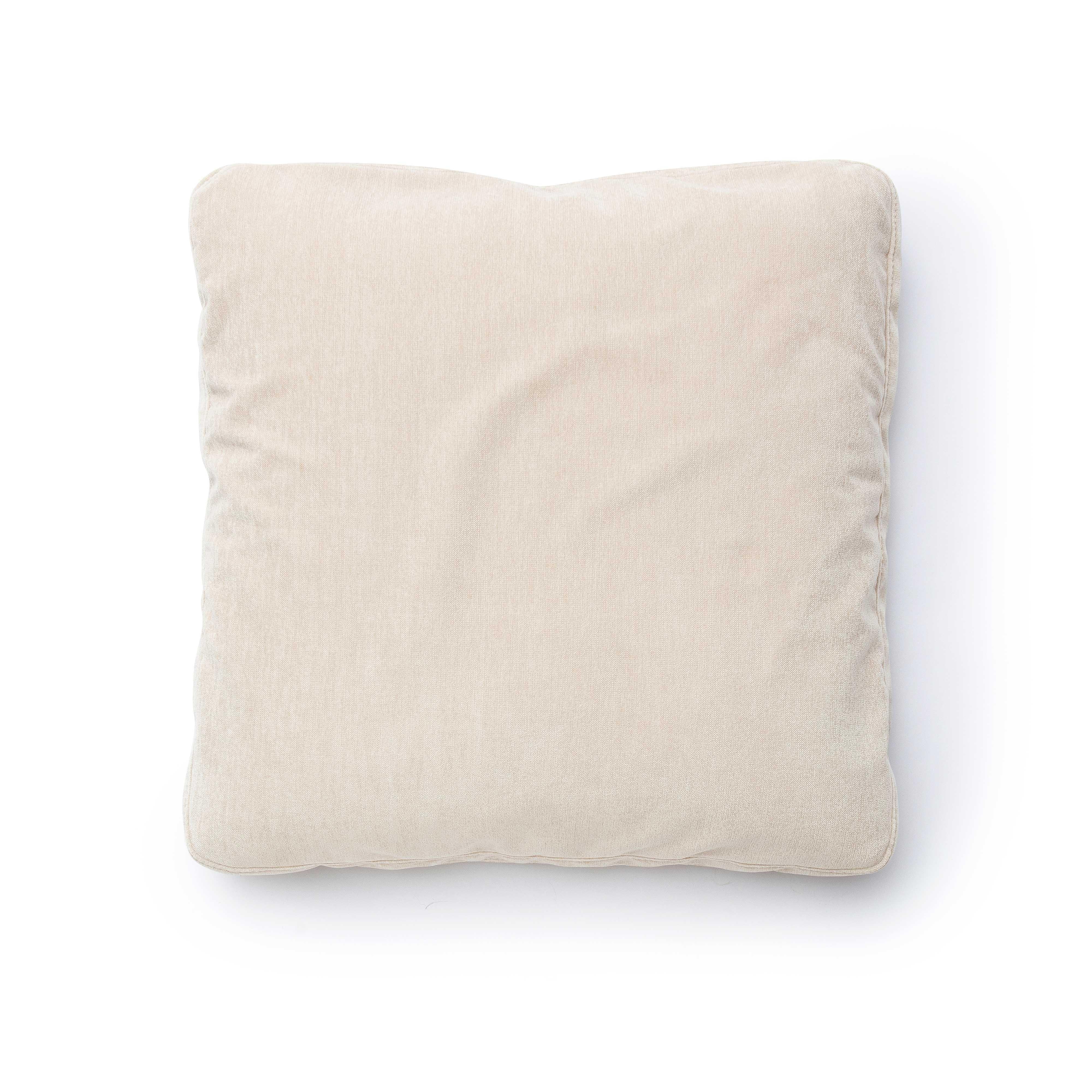 Tov Tipsy Taupe Upcycled Chenille 20" X 20" Square Floppy Pillow - Image 5