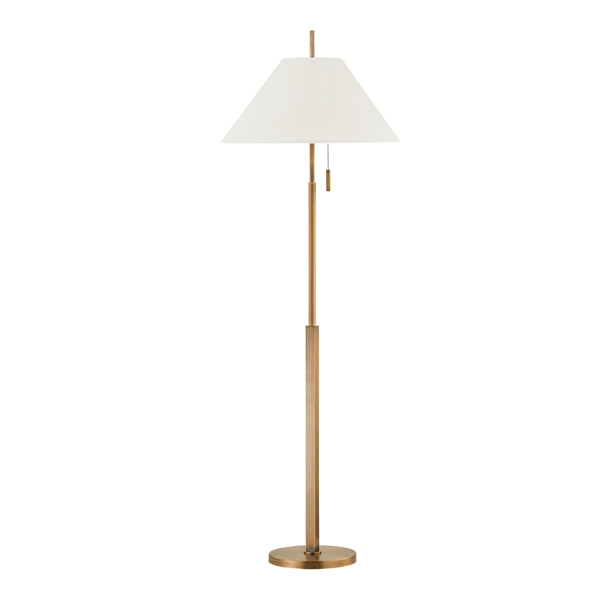 Troy Lighting Clic Patina Brass 23.5W X 69.25H Floor Lamp