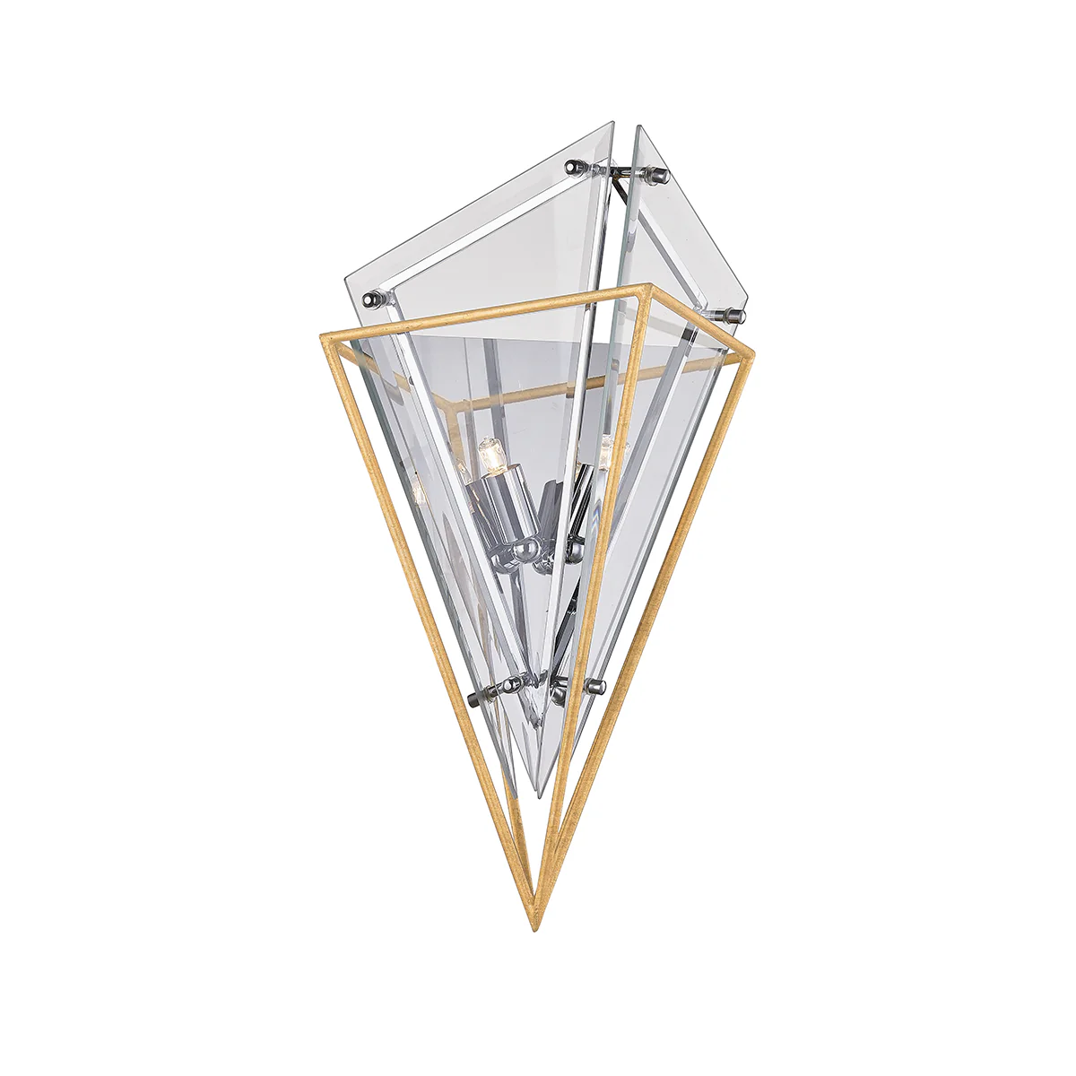 Troy Lighting Epic Gold Leaf 10W X 16H Wall Sconce