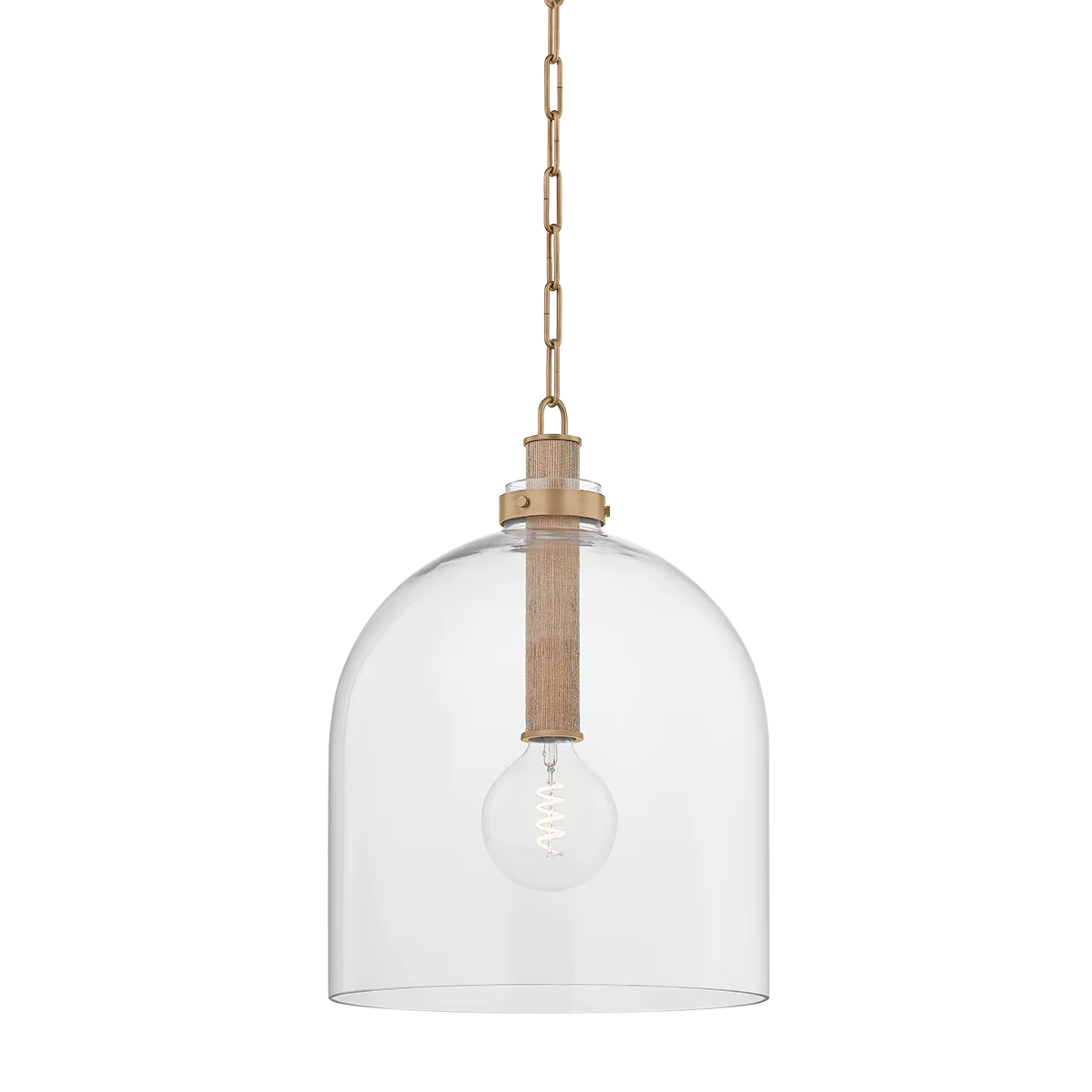 Troy Lighting Kori Patina Brass 15.75W X 22H Pendant
