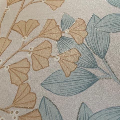 Veer Decor Gilded Bloom Cream Ground Wallpaper - Image 4