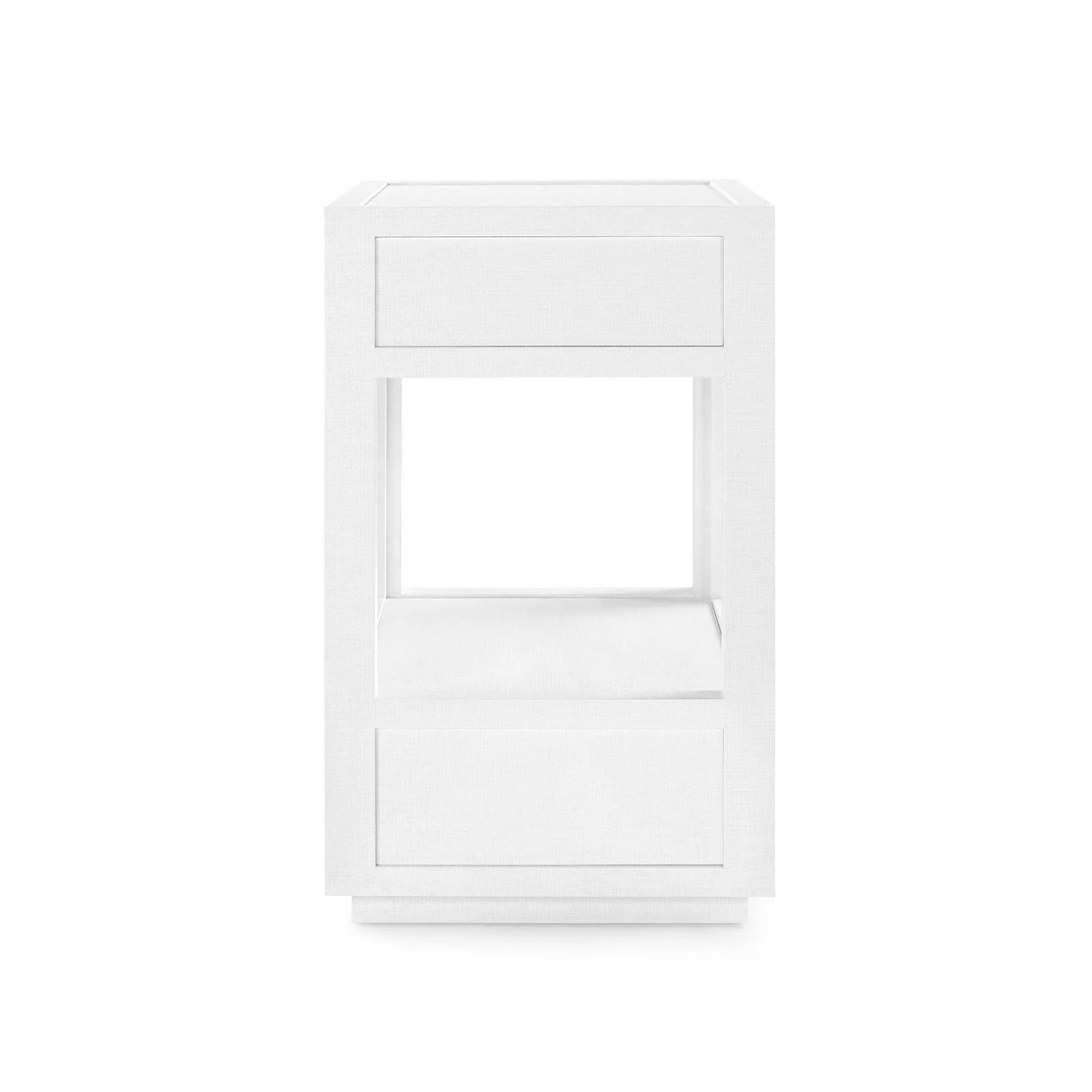 Villa & House Chiffon White Camilla 2-Drawer Side Table - Image 2