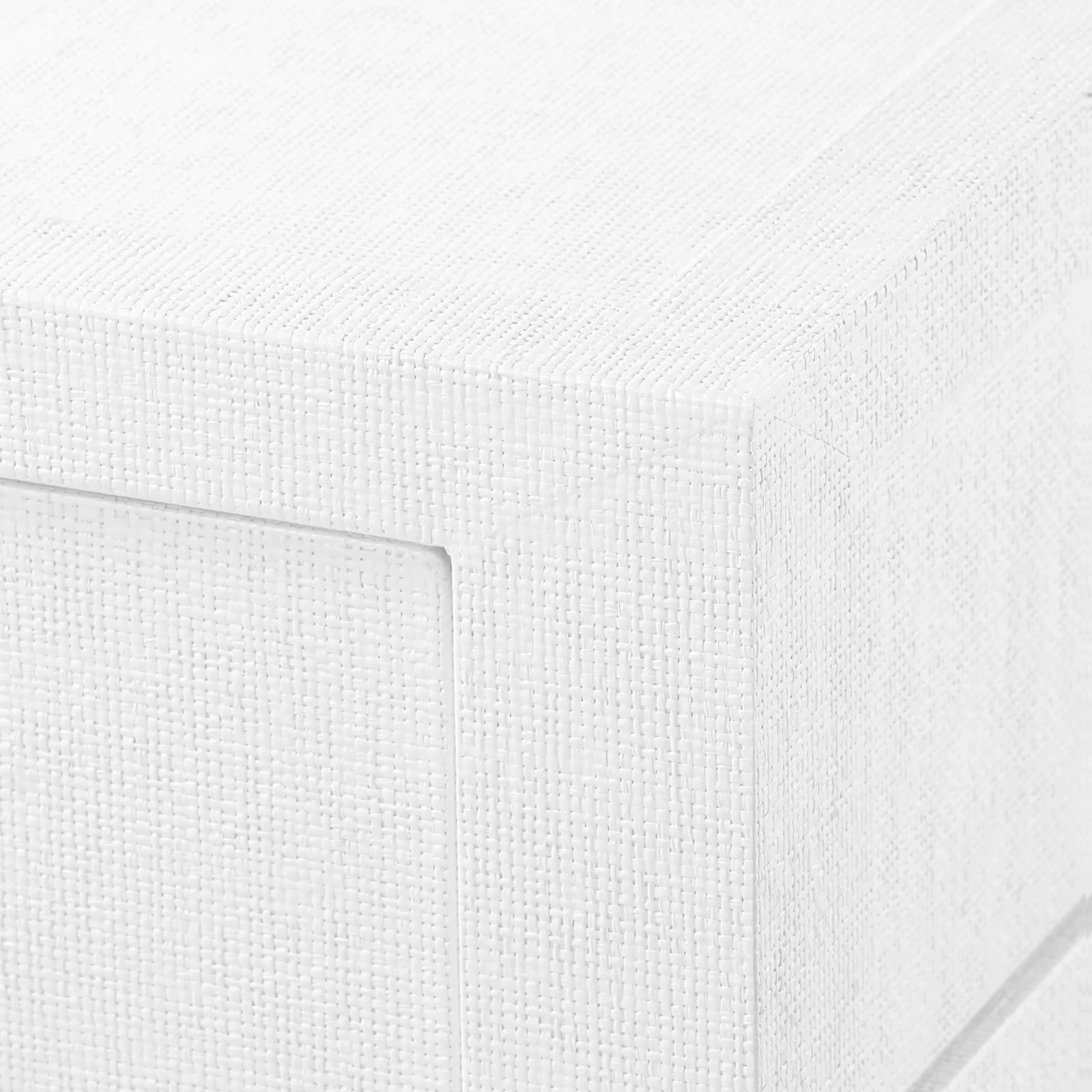 Villa & House Chiffon White Camilla 2-Drawer Side Table - Image 8