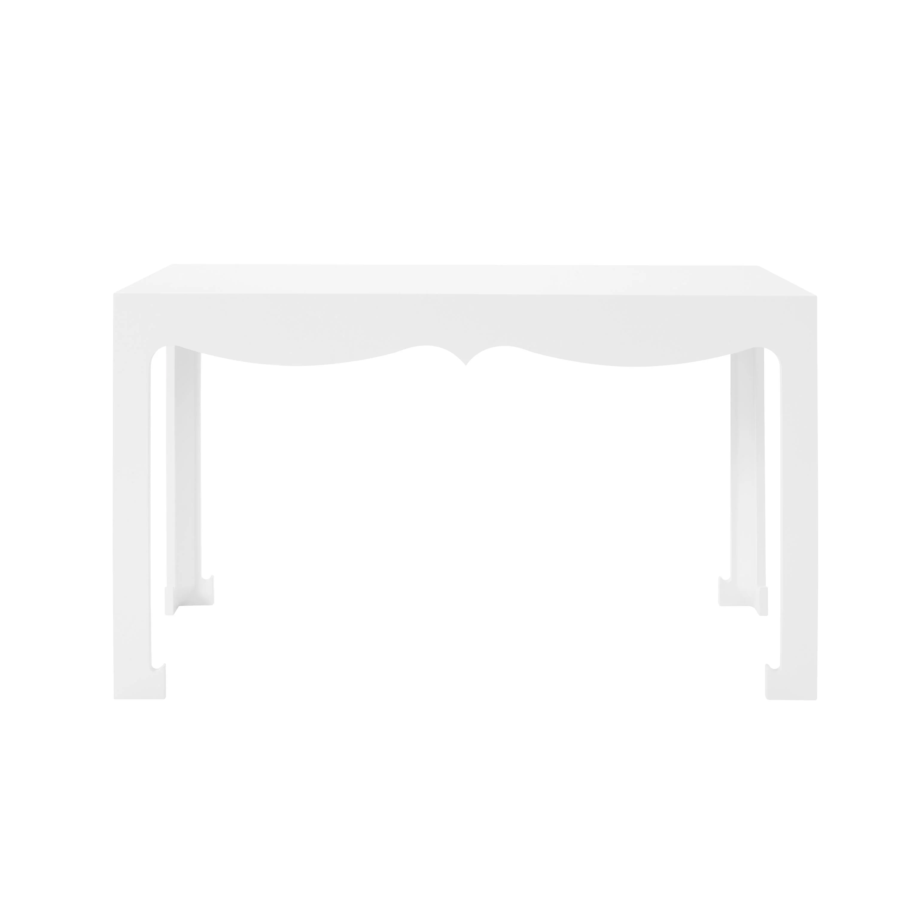 Villa & House Chiffon White Jordan Console/Desk - Image 5