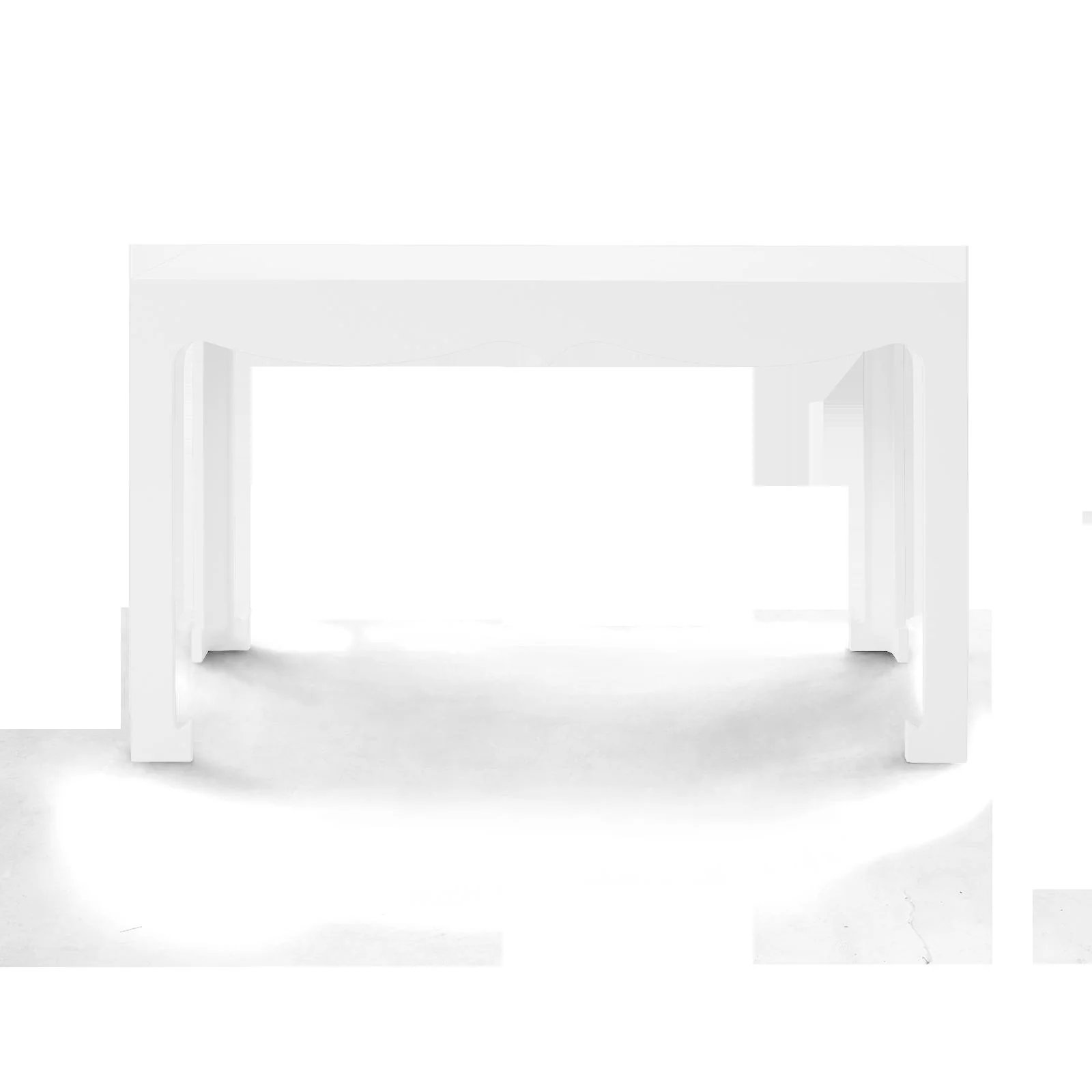Villa & House Chiffon White Jordan Console/Desk - Image 8