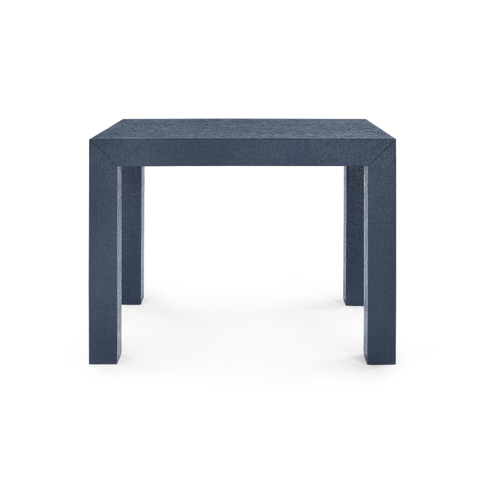 Villa & House Deep Navy Parsons Side Table - Image 2