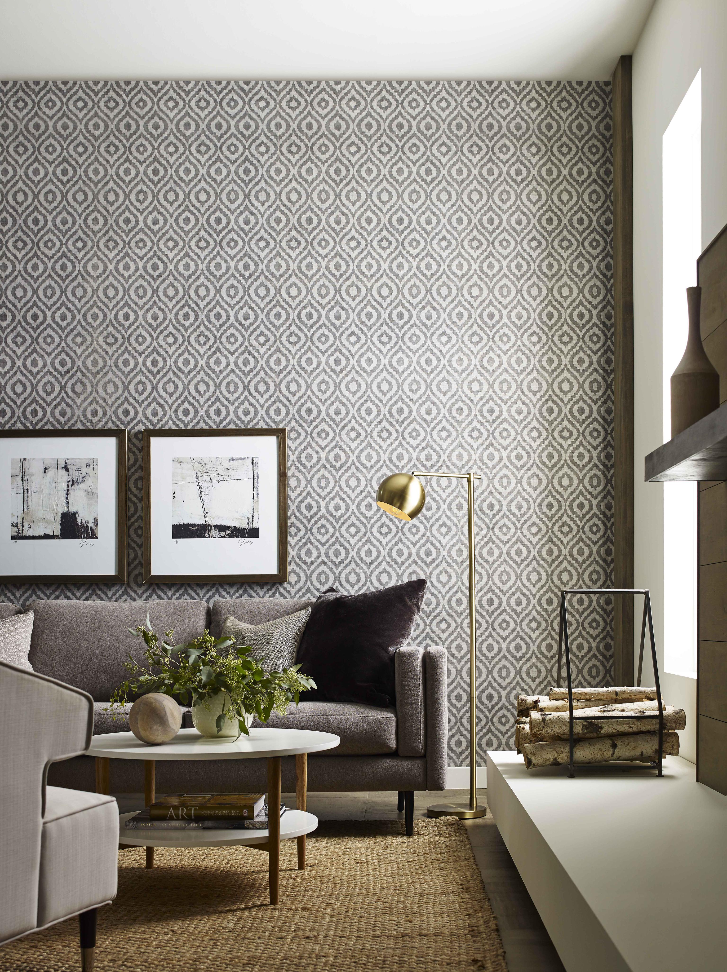 Winfield Thybony Batik Gold Wallpaper - Image 3