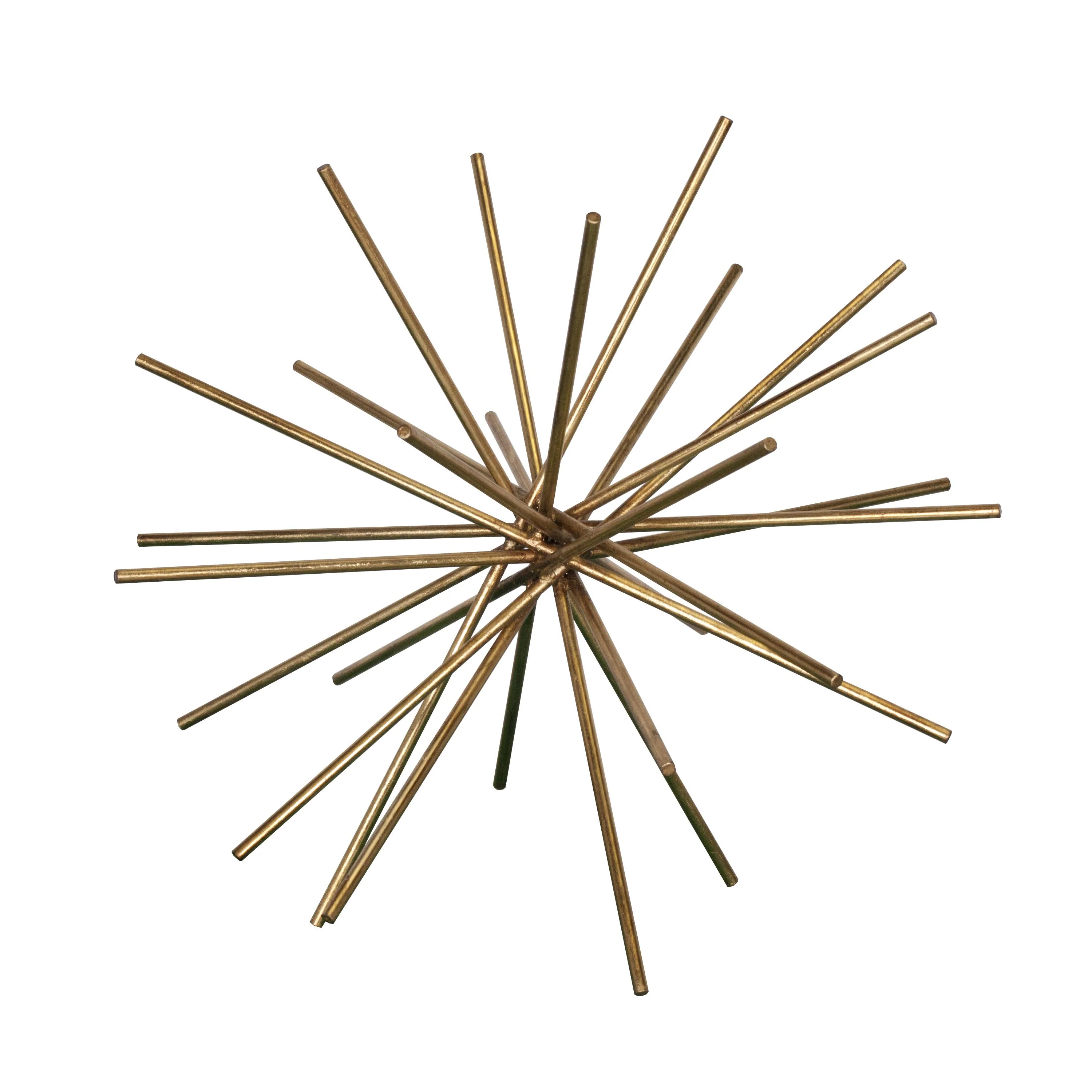 Worlds Away 16" Iron Asterisk In Gold Leaf