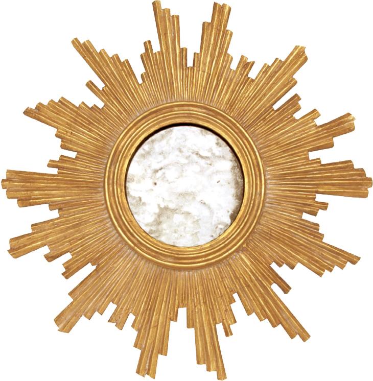 Worlds Away Gold Lf Handcarved Mir, S