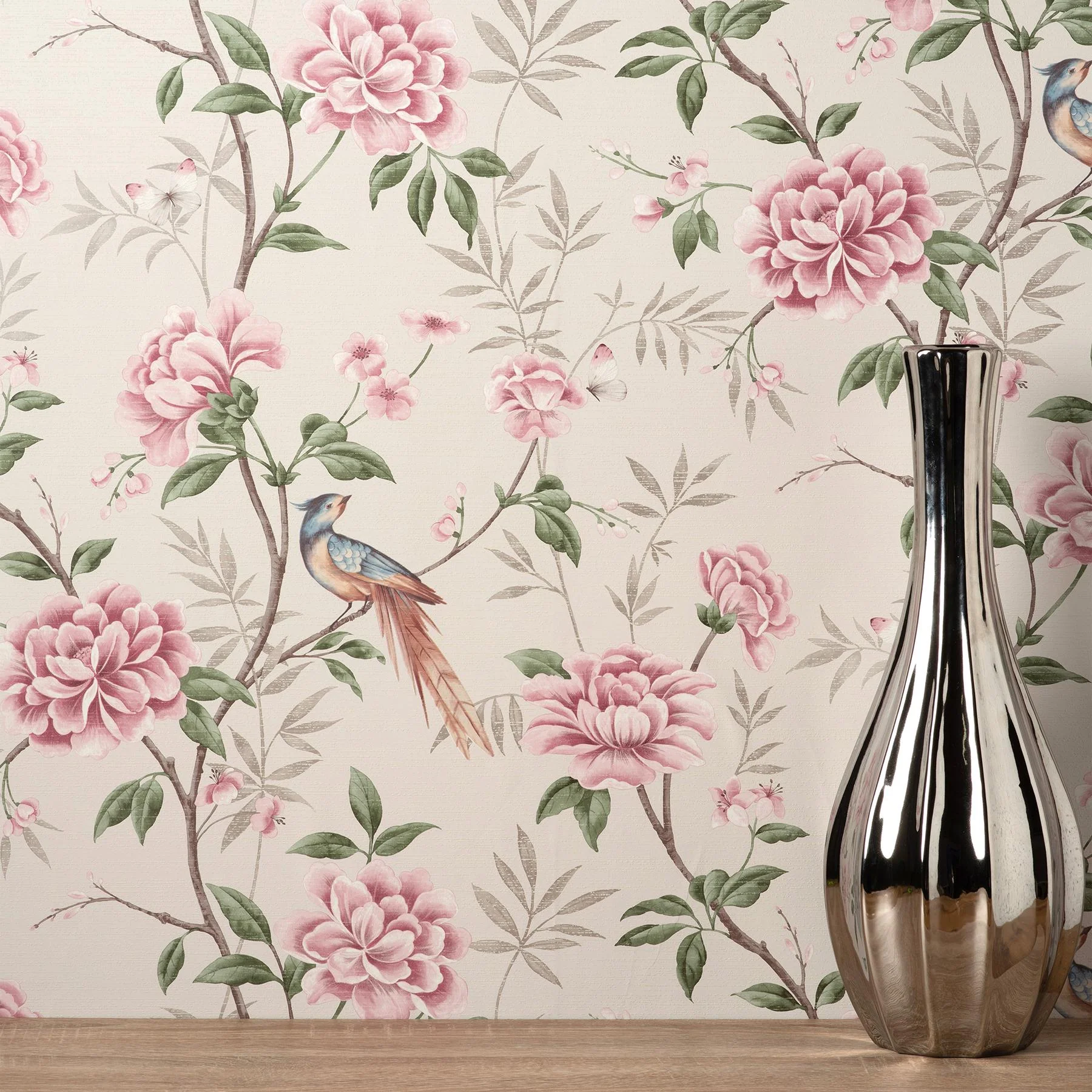 York Akina Cream Floral Wallpaper - Image 5