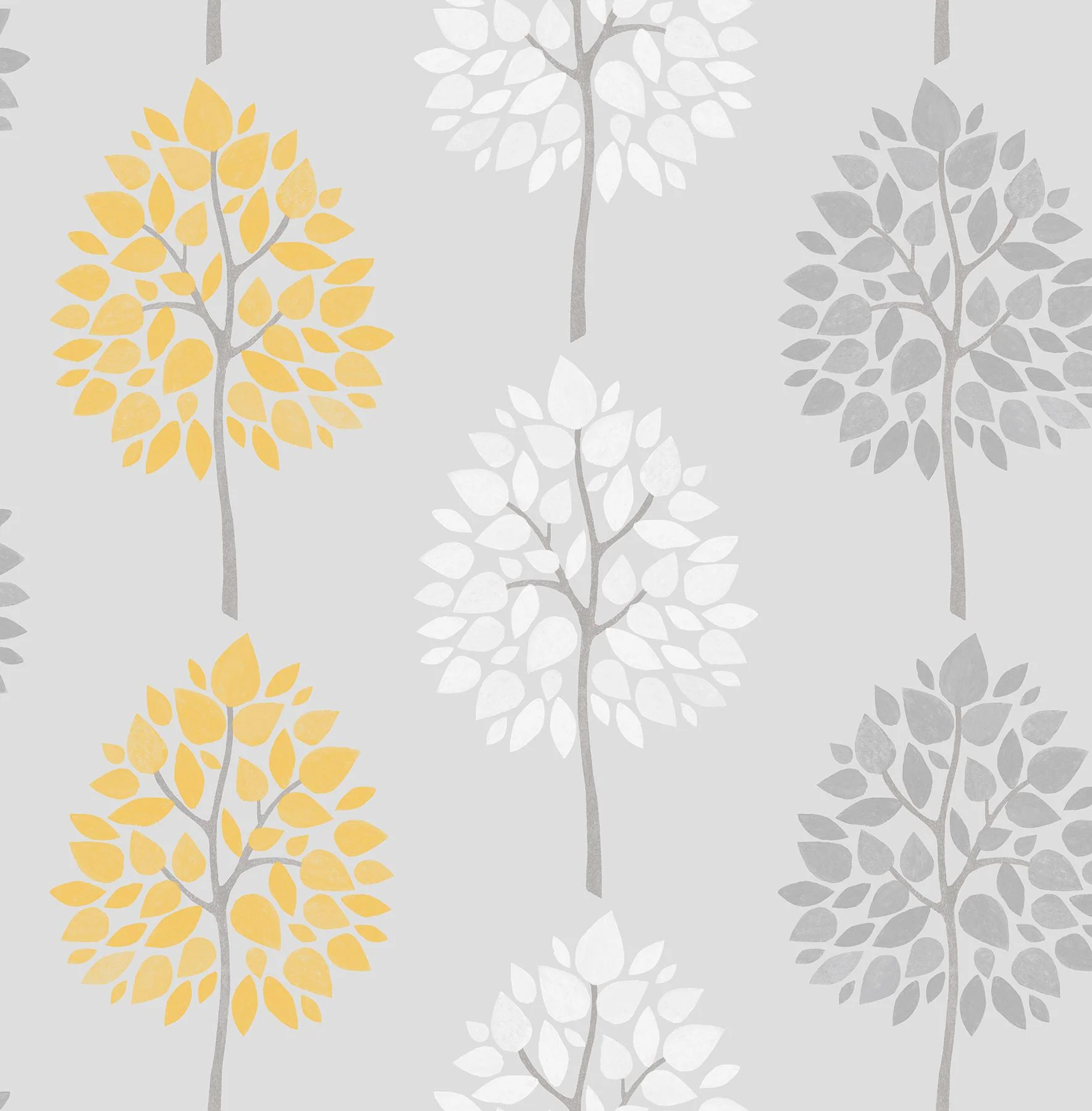 York Alder Grey Tree Wallpaper