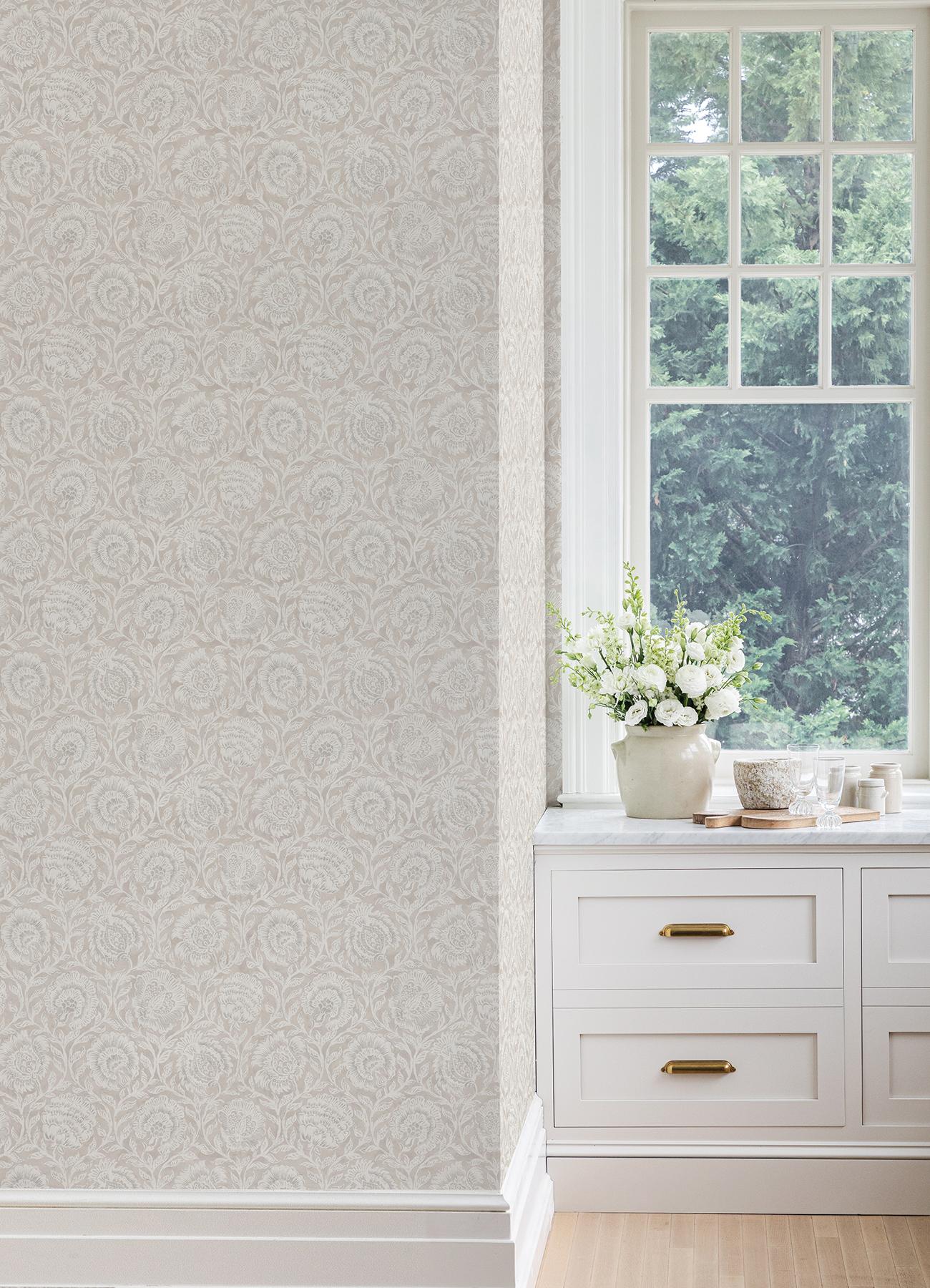 York Aliviya Wheat Peel And Stick Wallpaper - Image 4