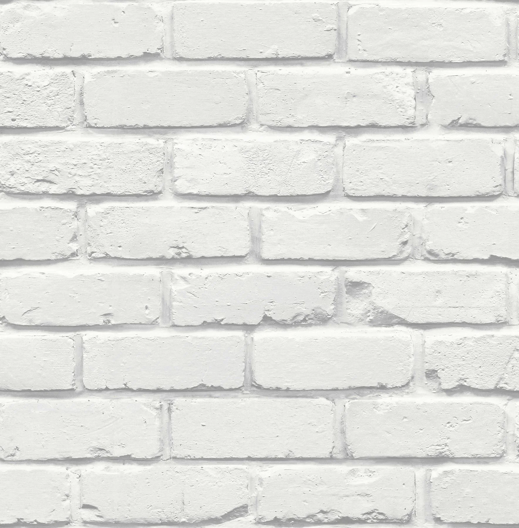 York Alpin White Painted Brick Wallpaper