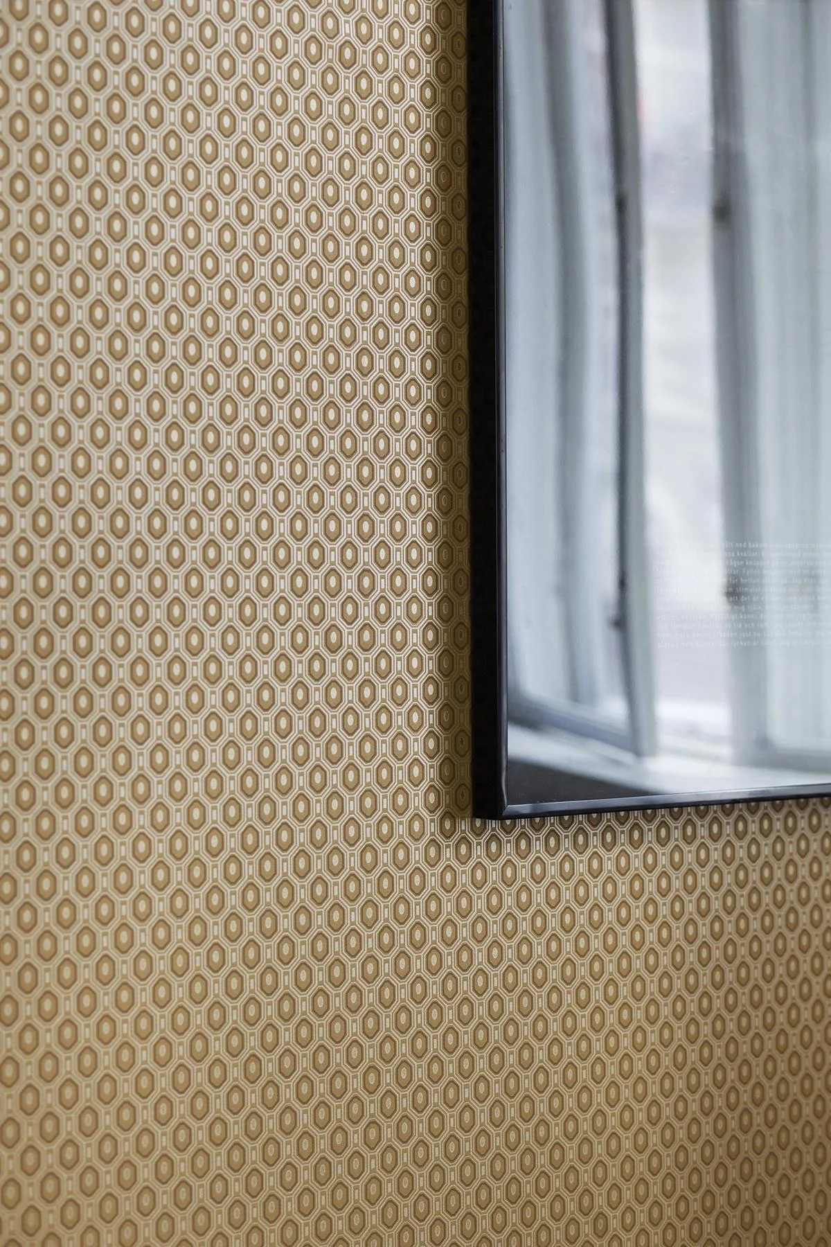 York Ambassador Orange Geometric Wallpaper - Image 4