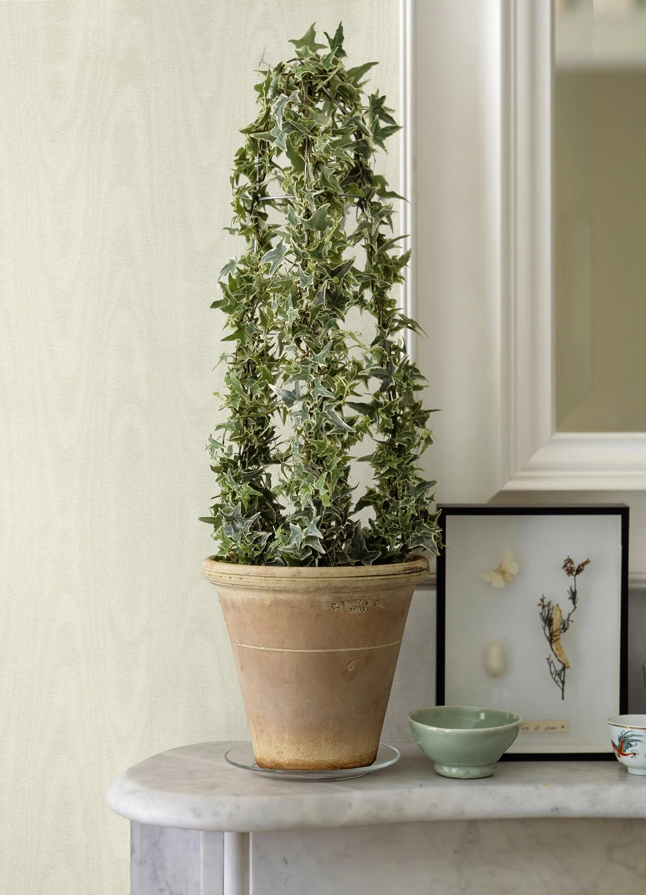 York Angelina Cream Moire Wallpaper - Image 3
