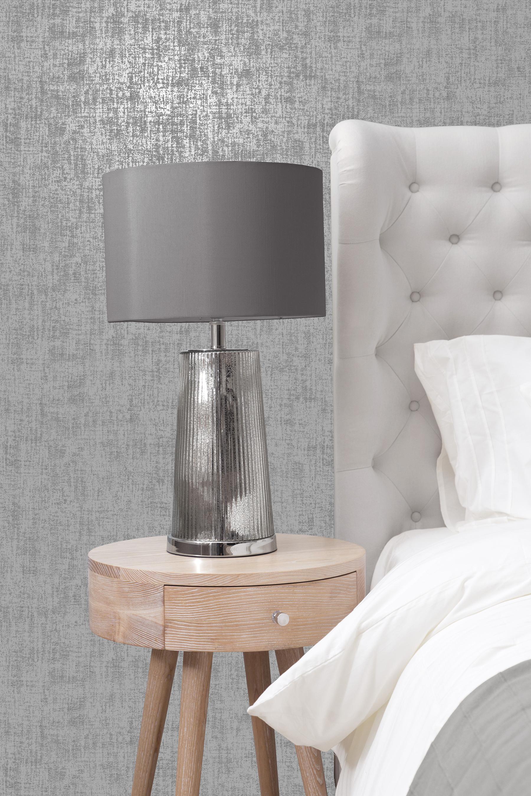 York Asher Silver Distressed Wallpaper - Image 2