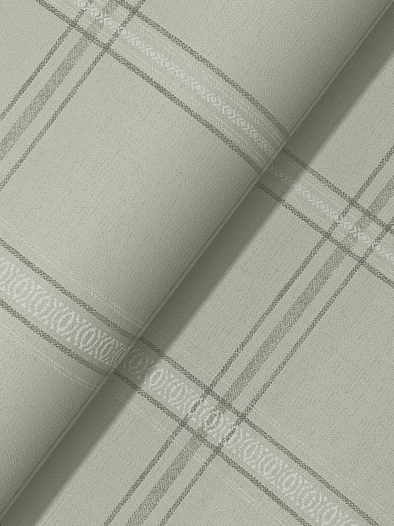 York Auberge Sage Plaid Wallpaper - Image 2