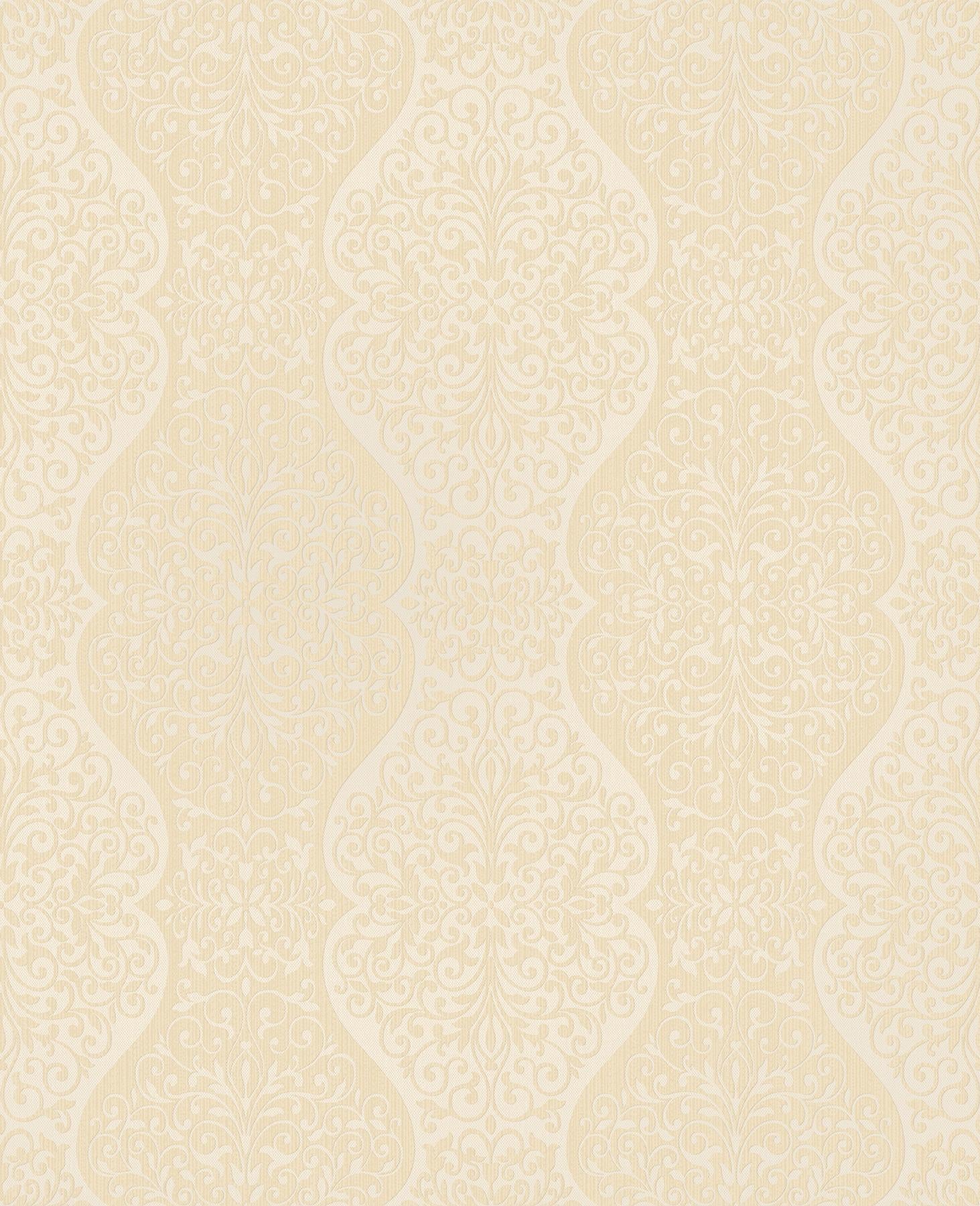 York Cadence Gold Scroll Wallpaper