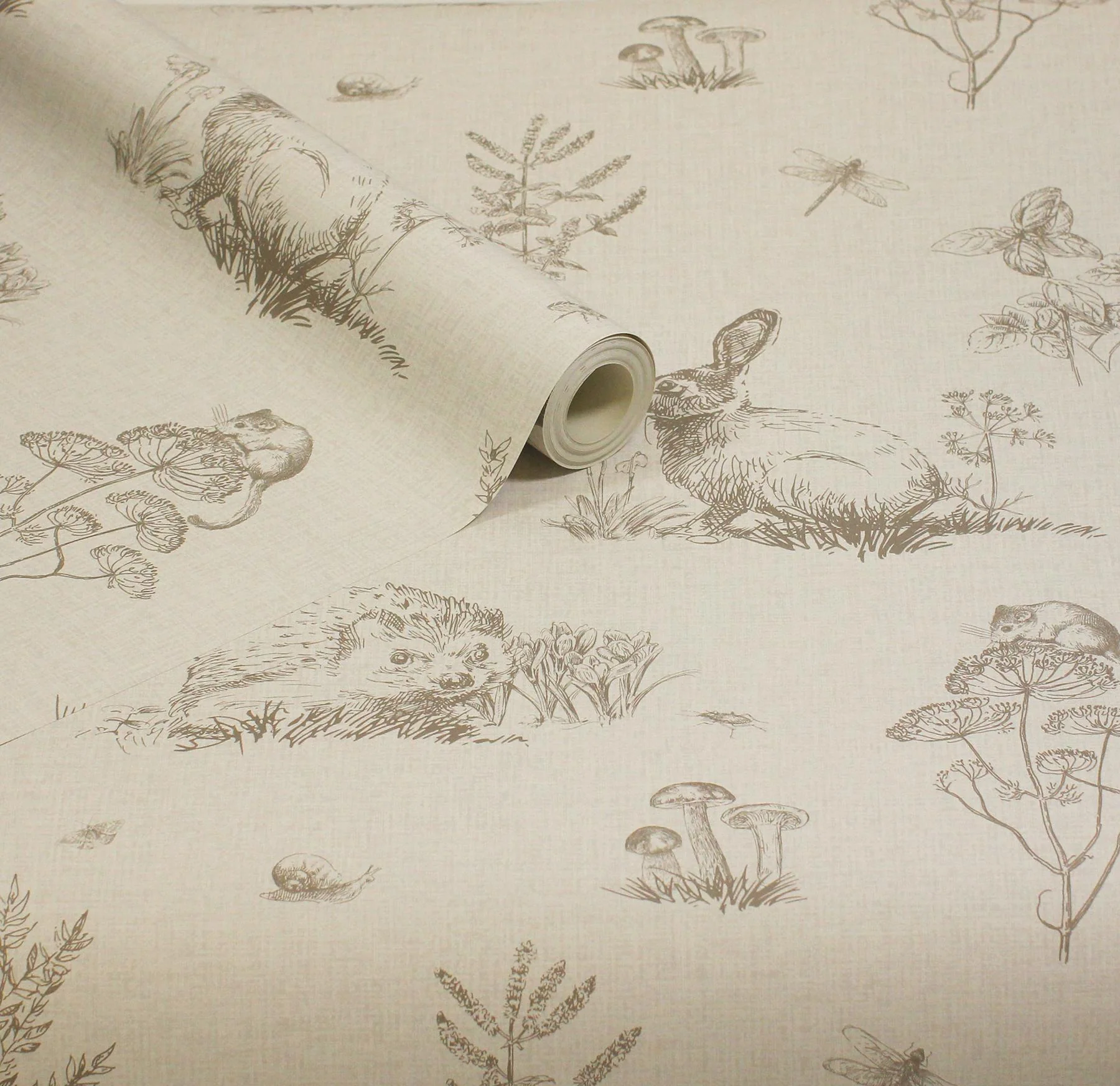 York Clawford Beige Meadow Friends Wallpaper - Image 3