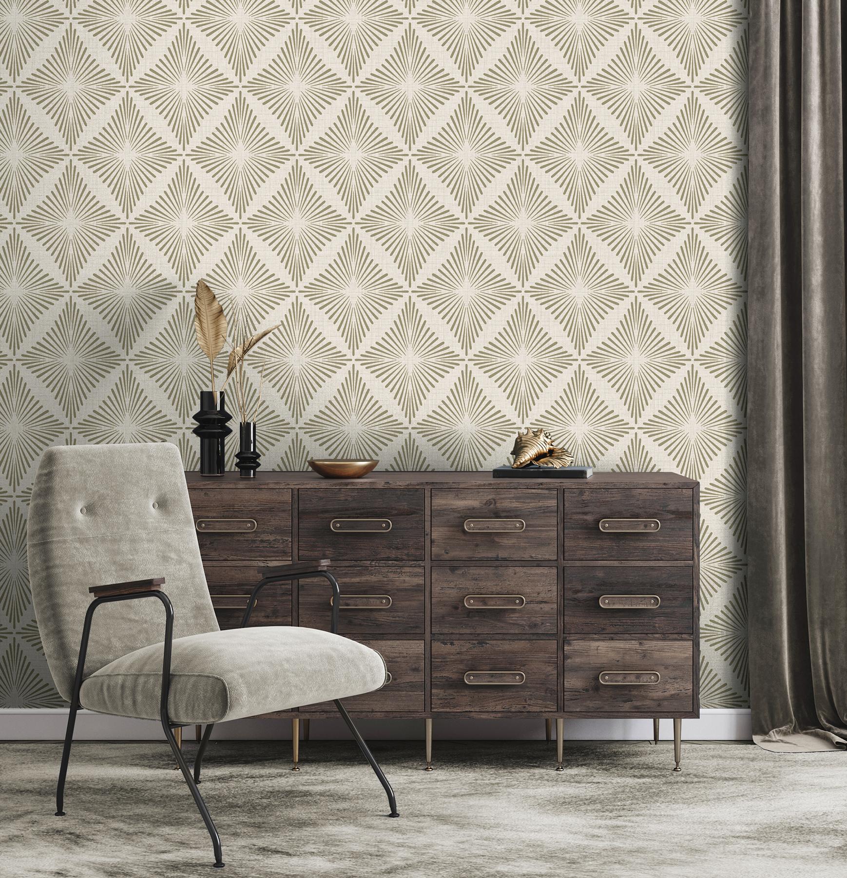 York Denver Neutral Starburst Wallpaper - Image 6