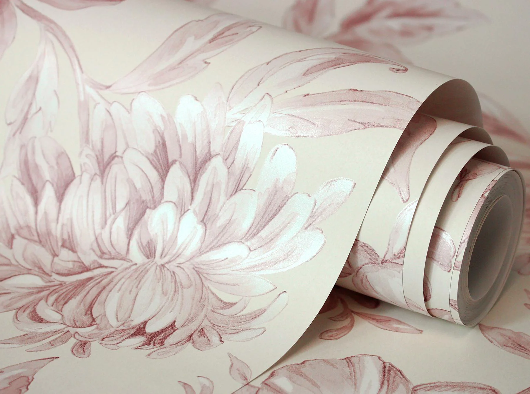 York Gabriela Pink Floral Wallpaper - Image 7