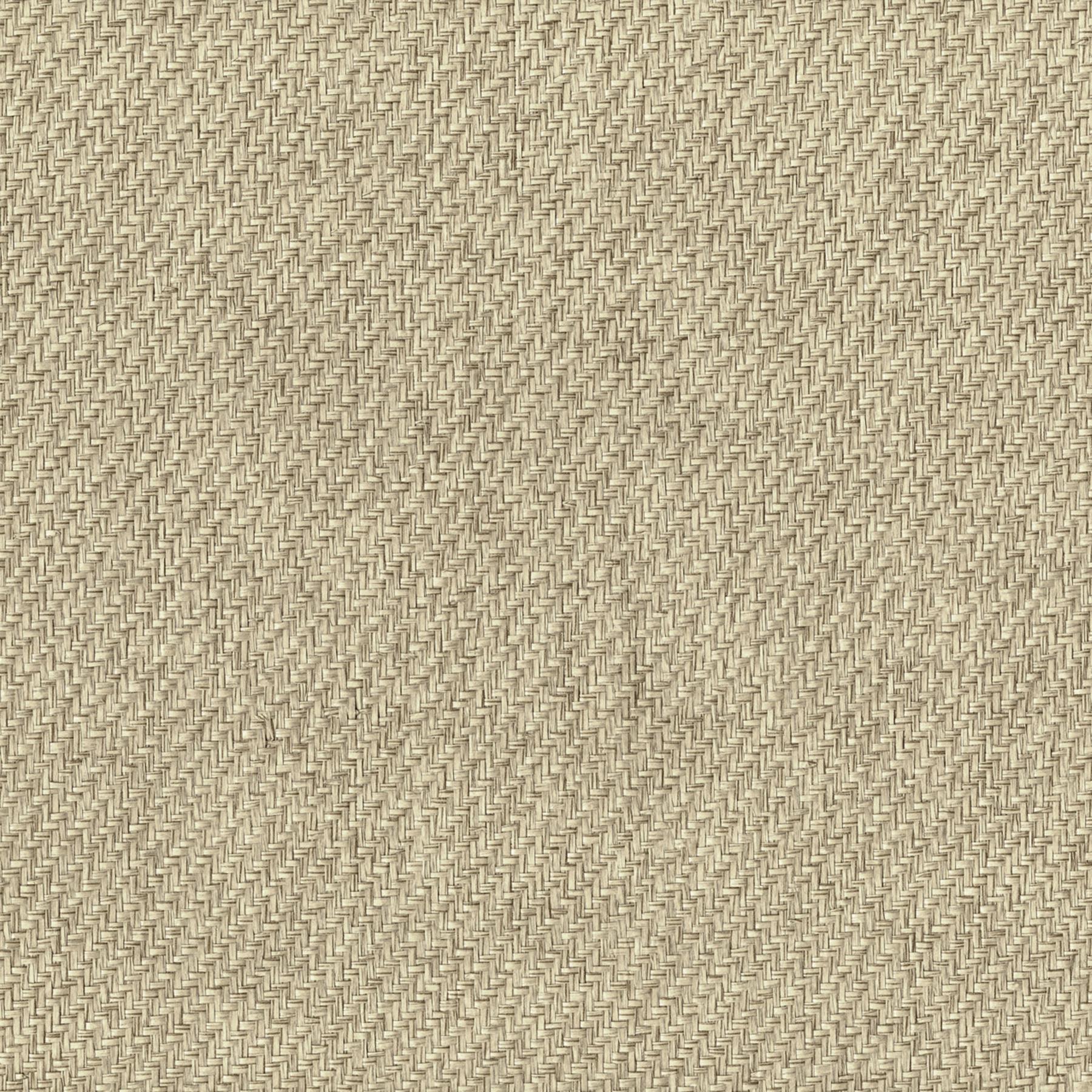 York Jiangli Taupe Grasscloth Wallpaper