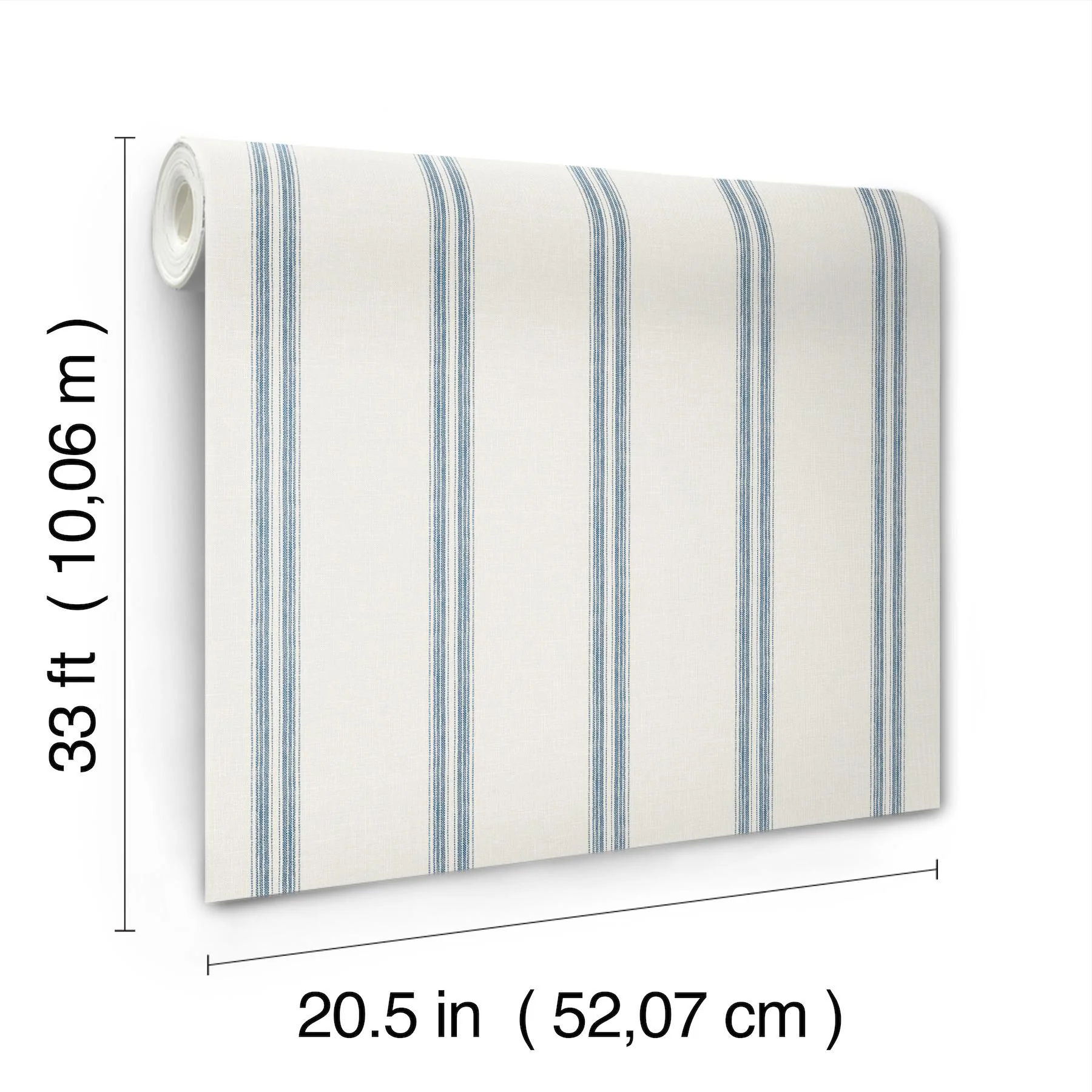 York Johnny Blue Stripes Wallpaper - Image 6