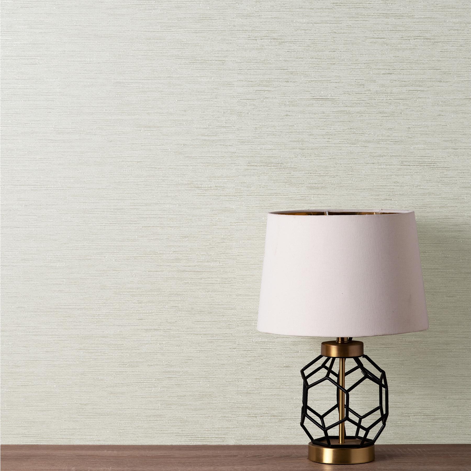 York Mephi Natural Grasscloth Wallpaper - Image 3