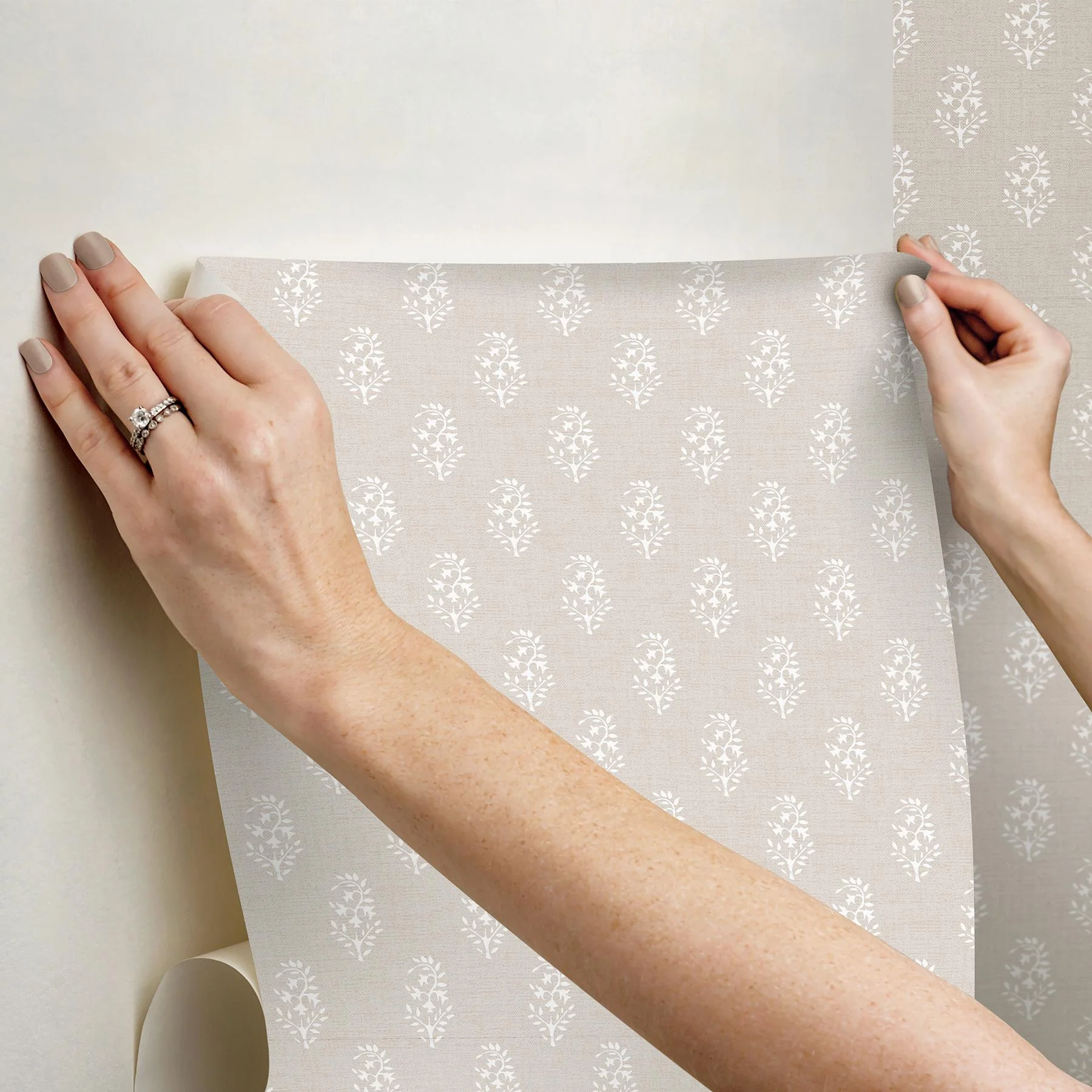 York Safia Sand Peel And Stick Wallpaper - Image 2