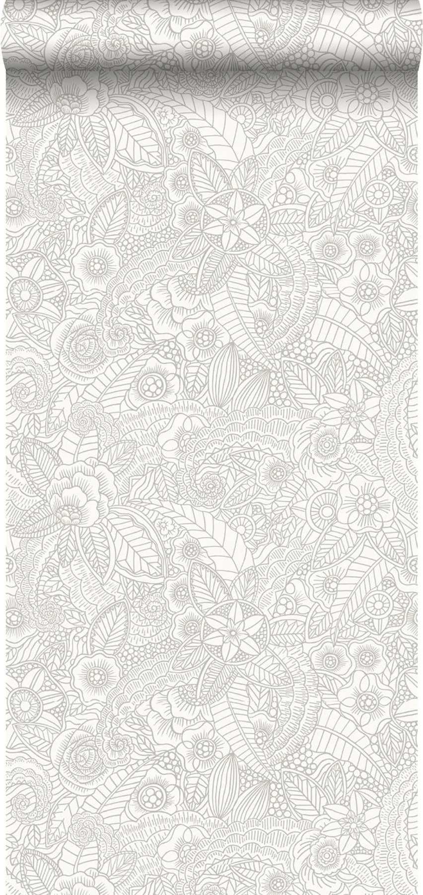 York Schunard Off-White Floral Wallpaper - Image 2