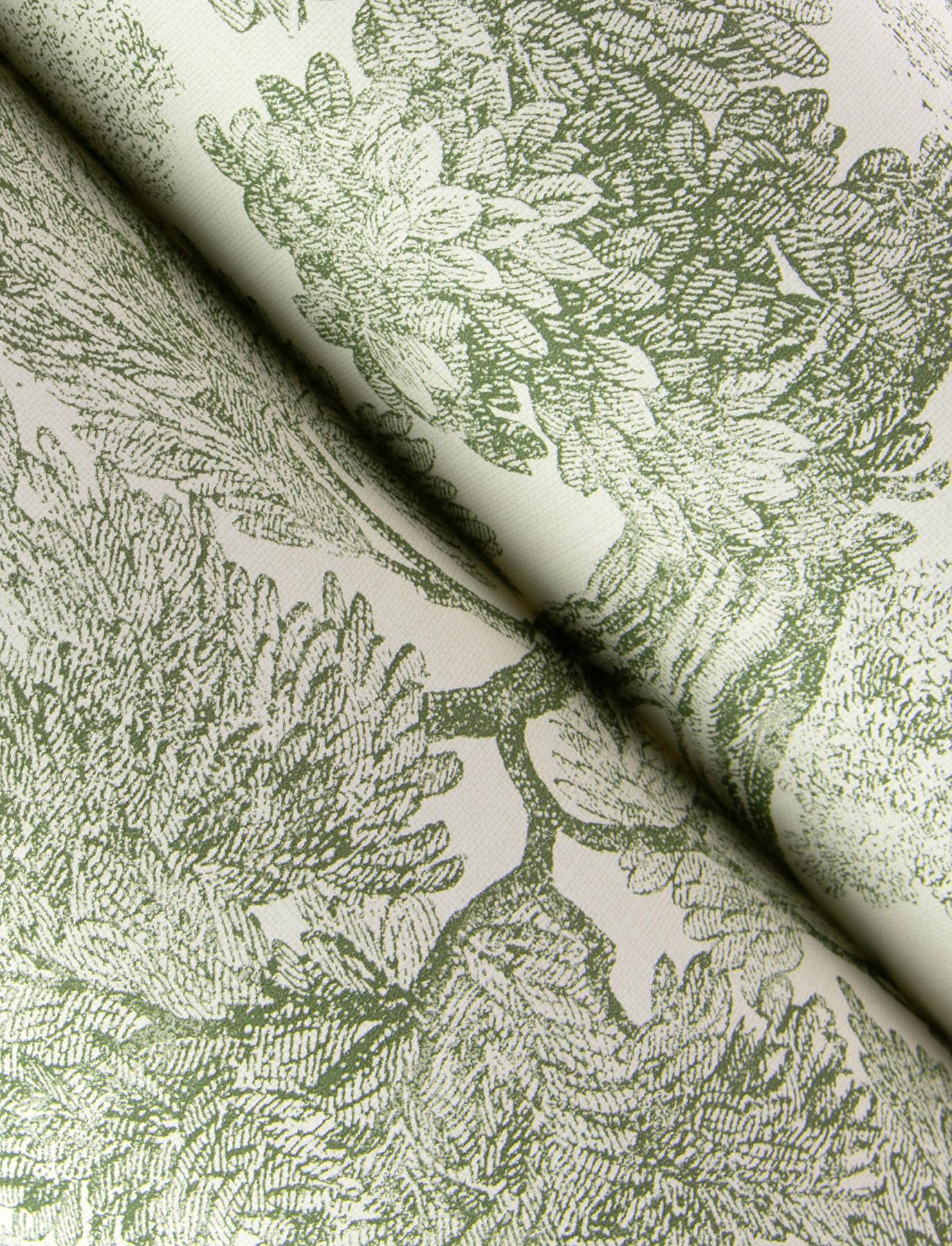 York Spinney Green Toile Wallpaper - Image 2