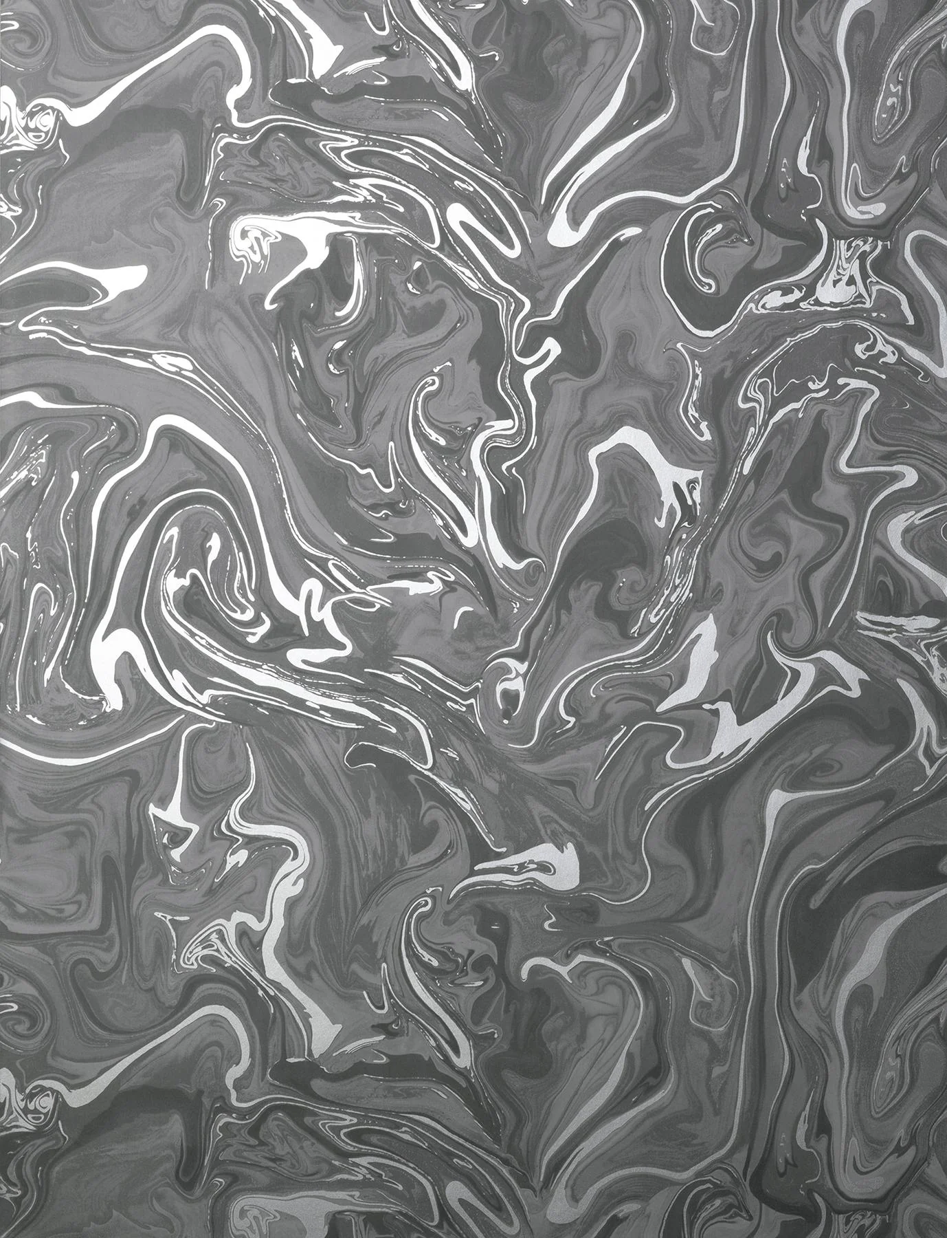 York Suave Charcoal Marble Wallpaper - Image 2