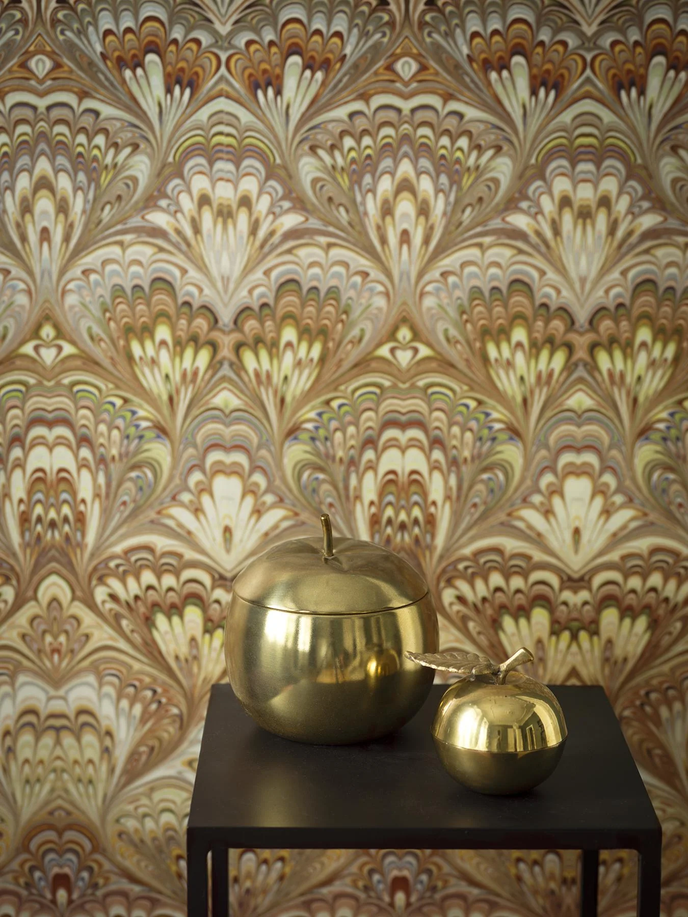 York Taichung Orange Ogee Wallpaper - Image 4