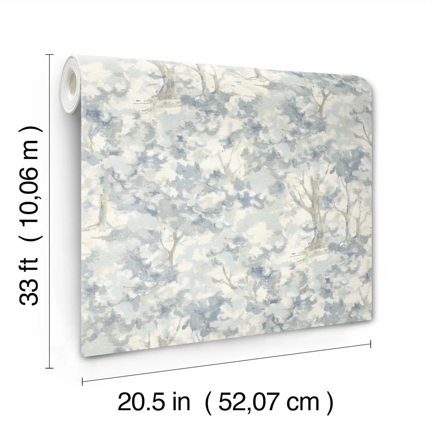 York Thicket Blue Forest Wallpaper - Image 4