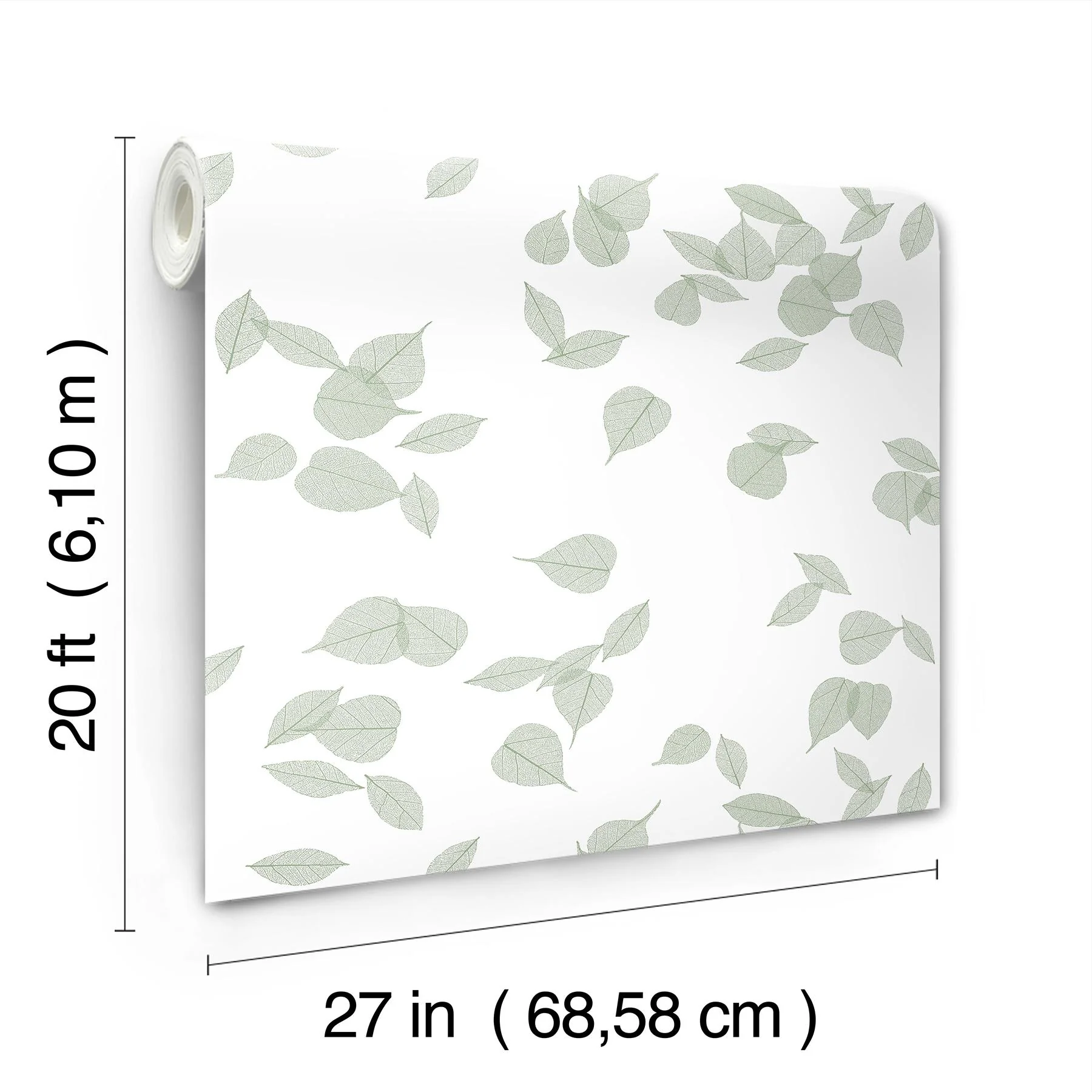 York Wallcoverings Inner Peace Sage Peel & Stick Wallpaper - Image 5