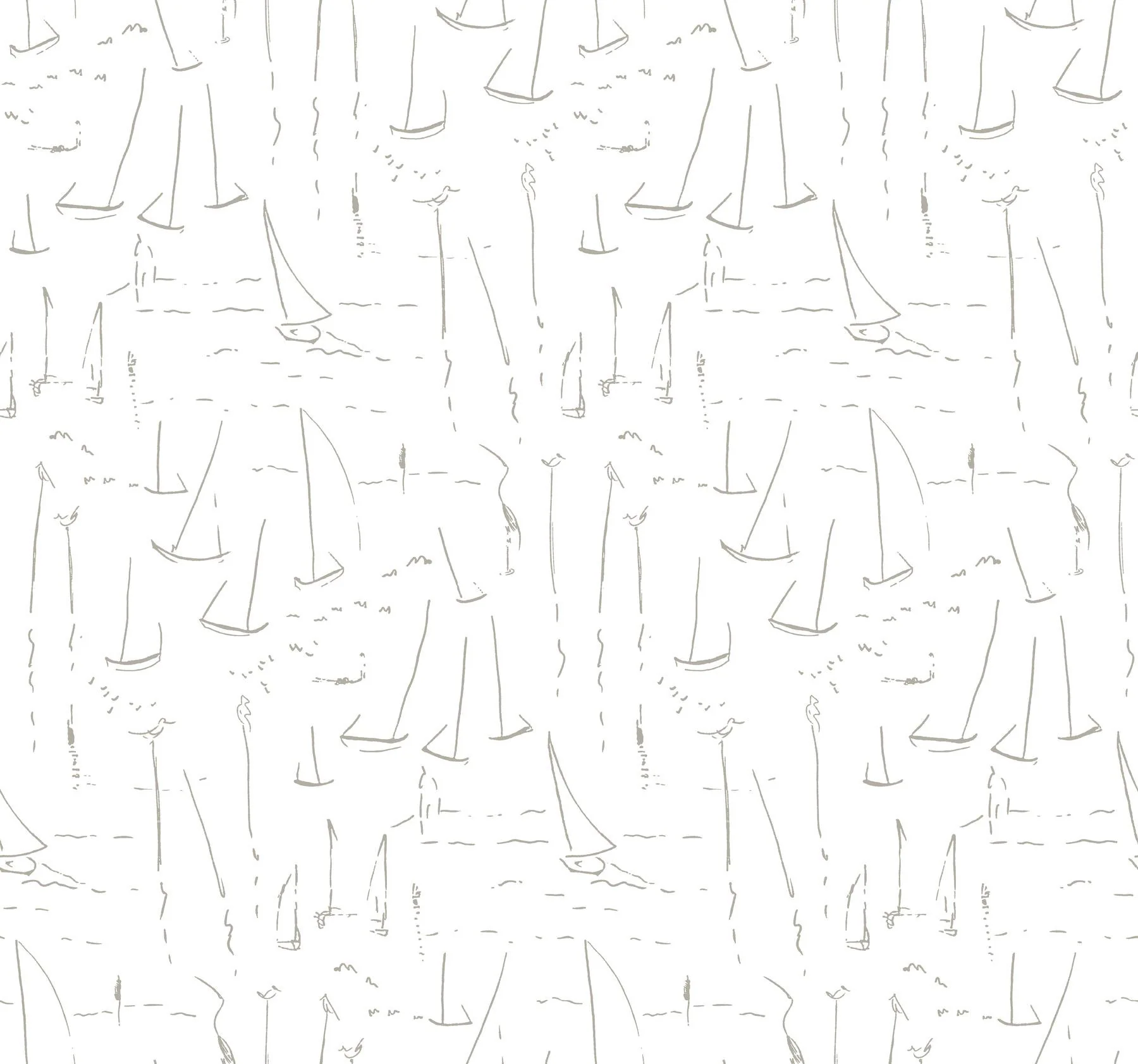 York Wallcoverings Vermillion Coast Silver Wallpaper