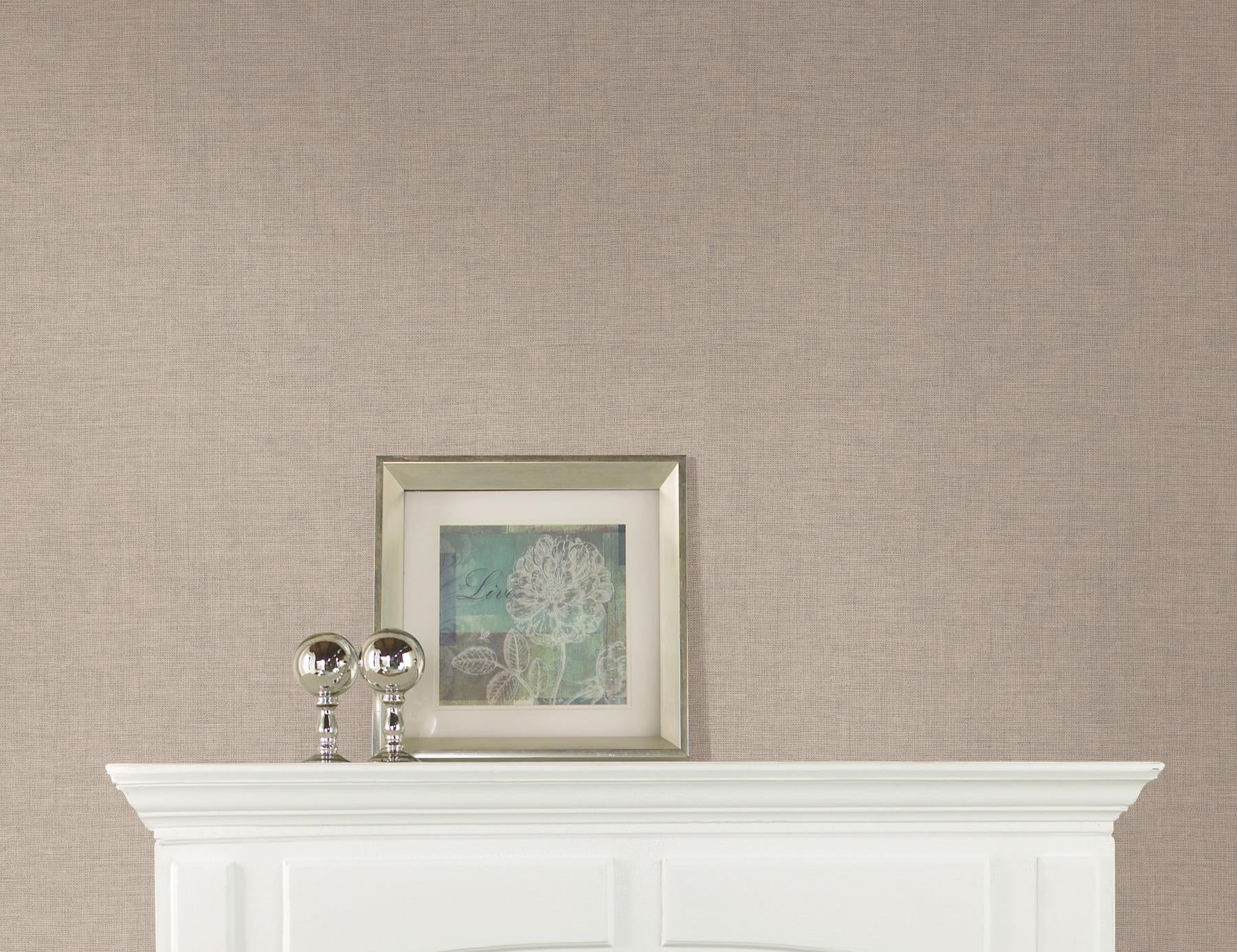 York Wallcoverings Wire Mesh Cream Wallpaper - Image 2
