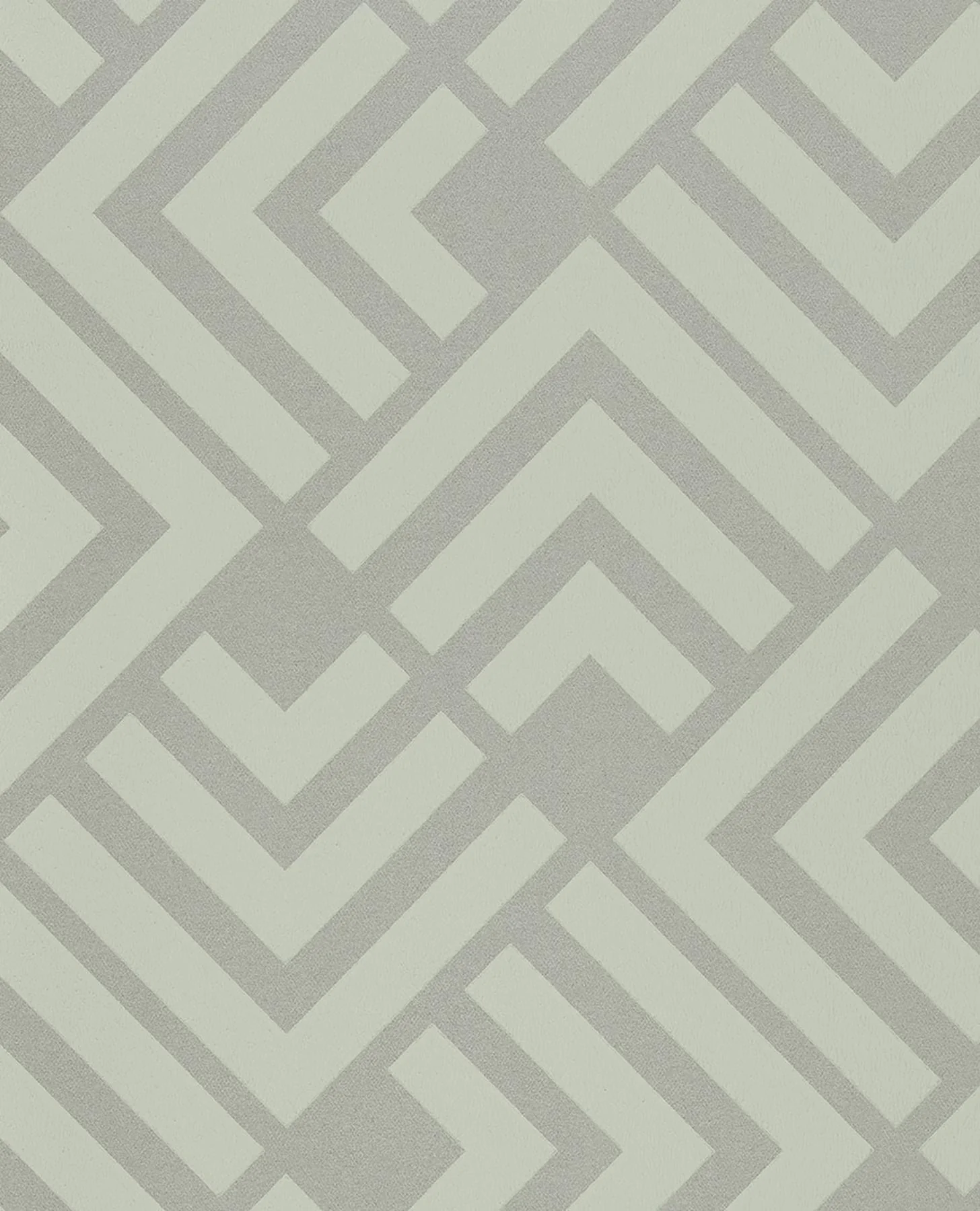York Zig Mint Geometric Wallpaper