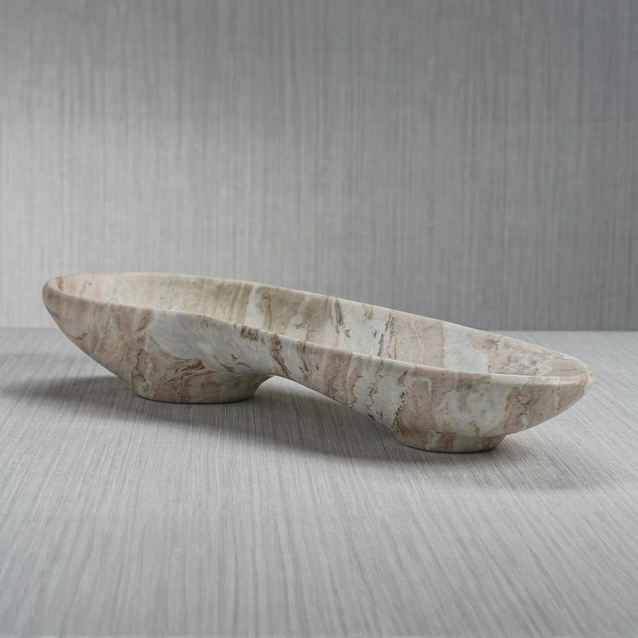 Zodax Altamura Large Organic Shape Marble Bowl - Image 2