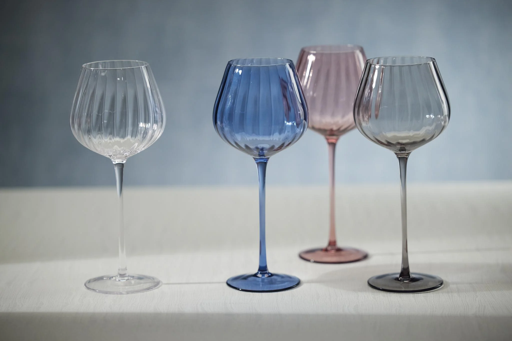Zodax Clear Malden Optic Red Wine Glasses, Set Of 4 - Image 3